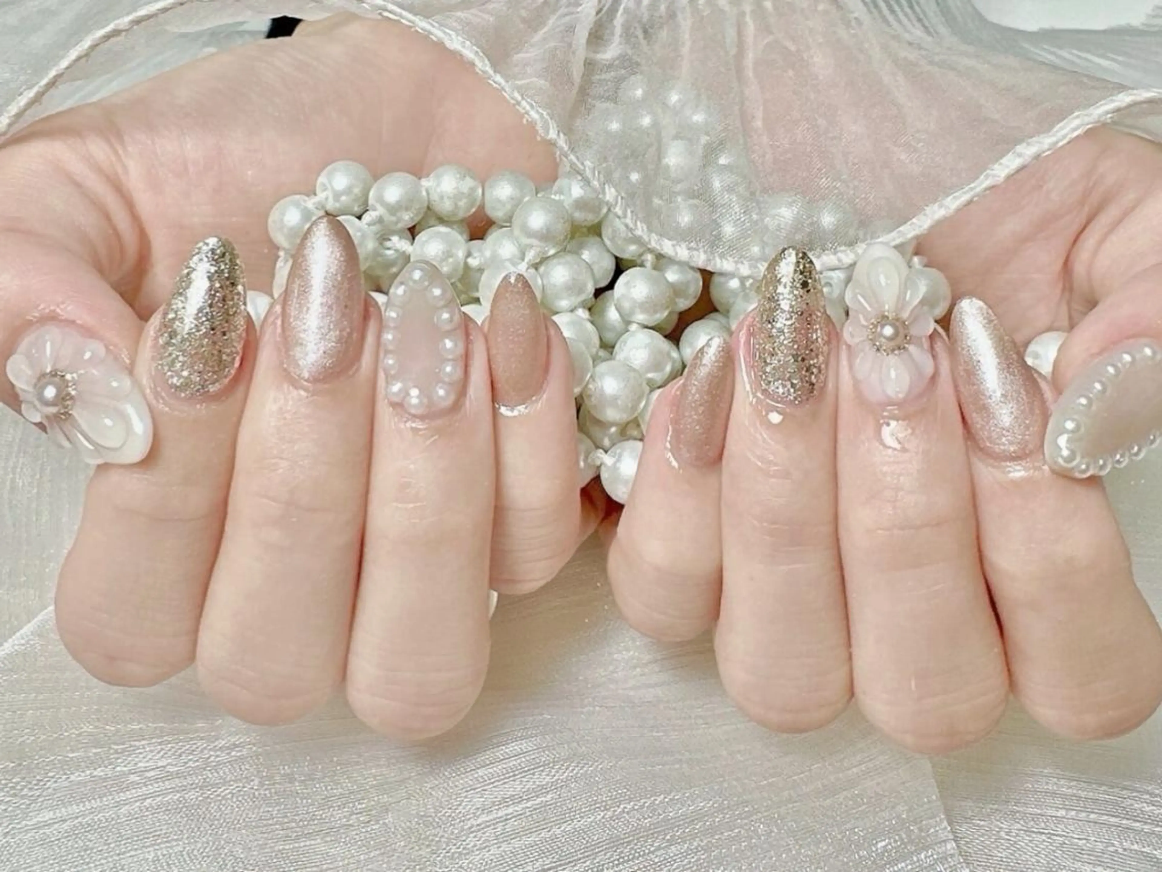 オフ込み90分❤️🔥持ち込みデザイン¥6980💅デザイン、パーツ4本まで🥨 ✨6980の写真