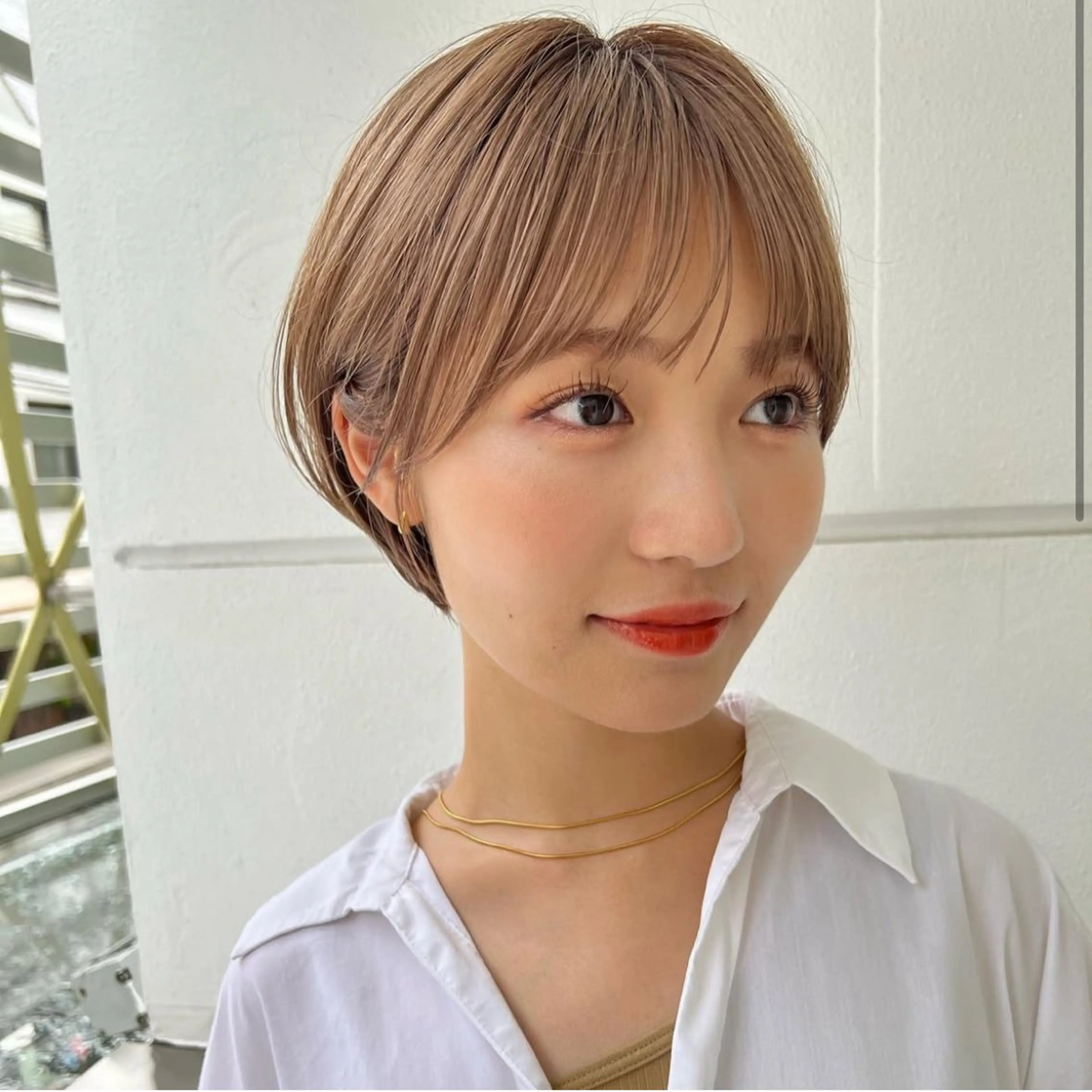 ショート カット トリートメント 井上 一青のヘアスタイル