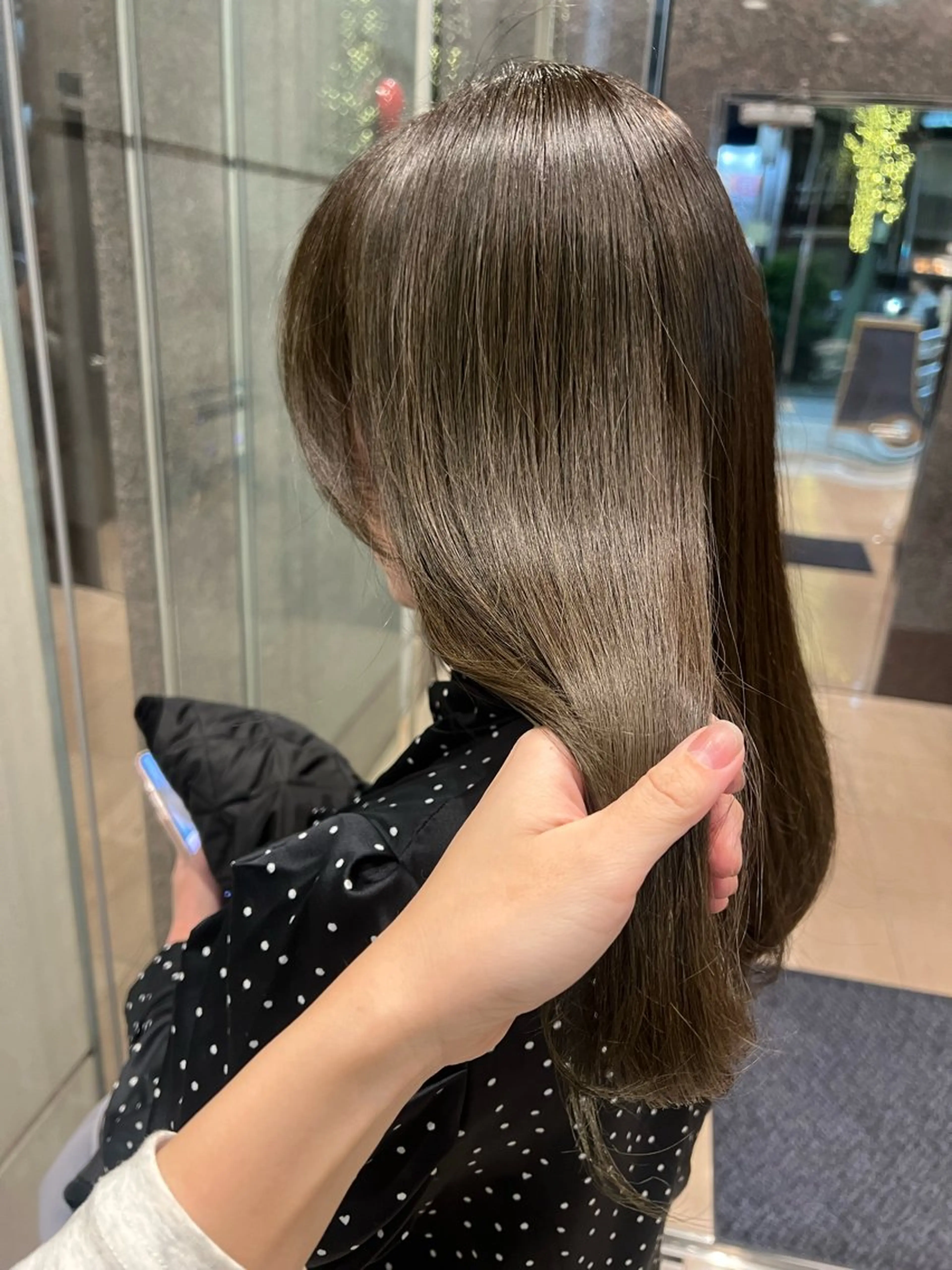 ロング 縮毛矯正 酸性ストレート 名古屋美容室 Sopiリナのヘアスタイル