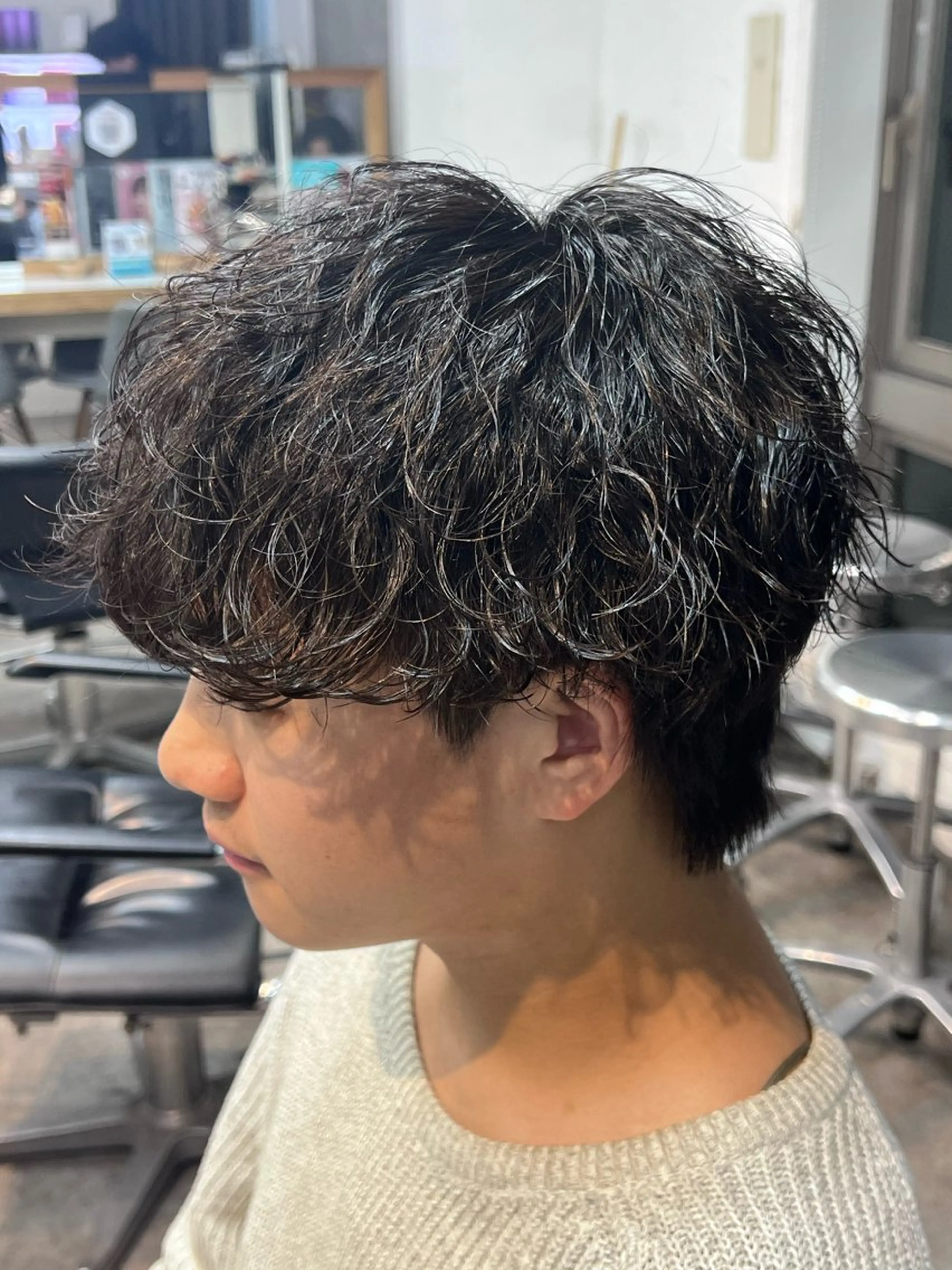 パーマ メンズ マッシュ メンズパーマ カット パーマ 原宿 無料カット fifth イノウエのヘアスタイル