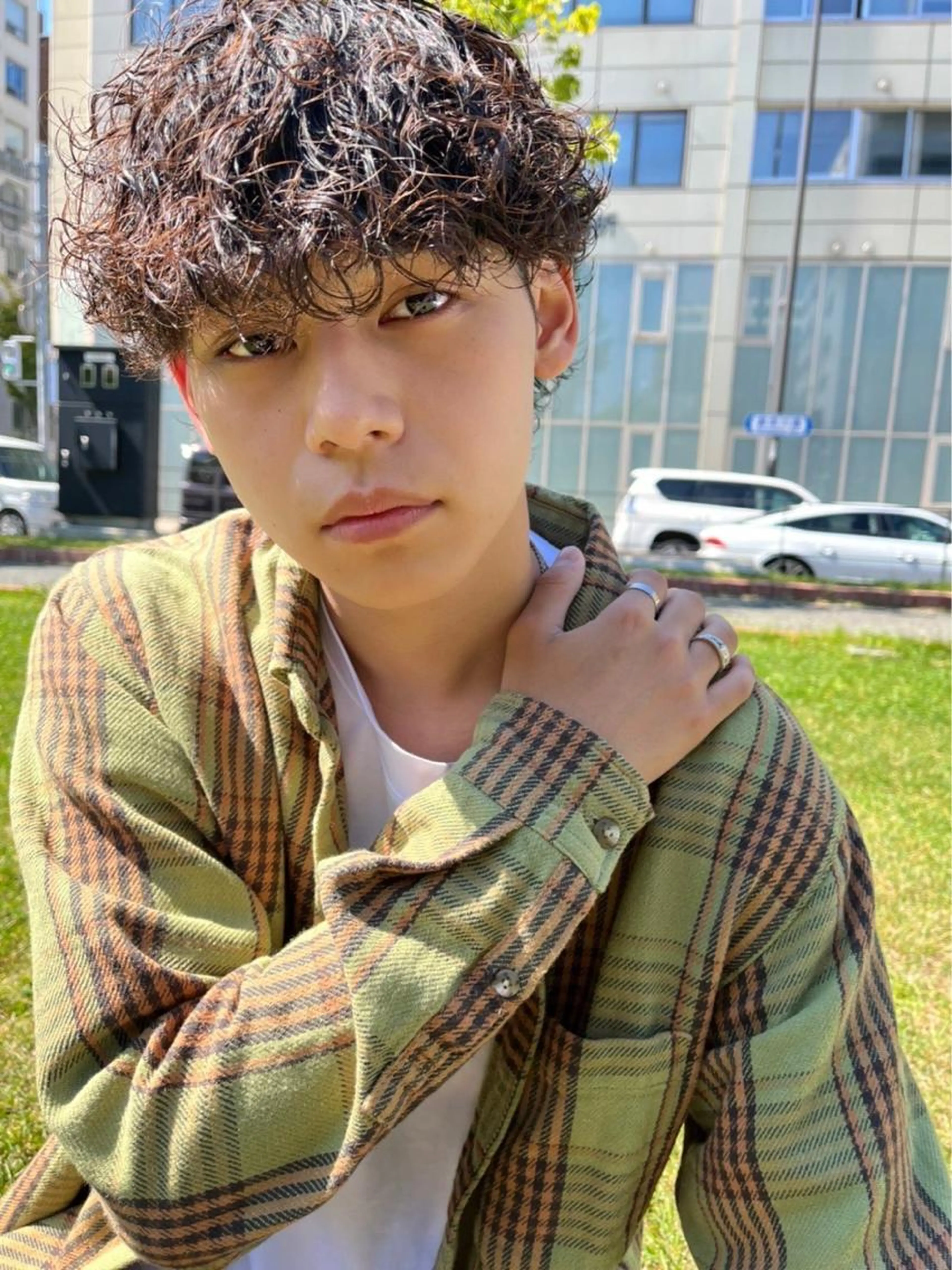 【🔥2回目🔥】メンズカット💇🏻＋パーマ＋カラー🎨＋シャンプートリートメント🌿＋ミニヘッドスパ💆🏻の写真