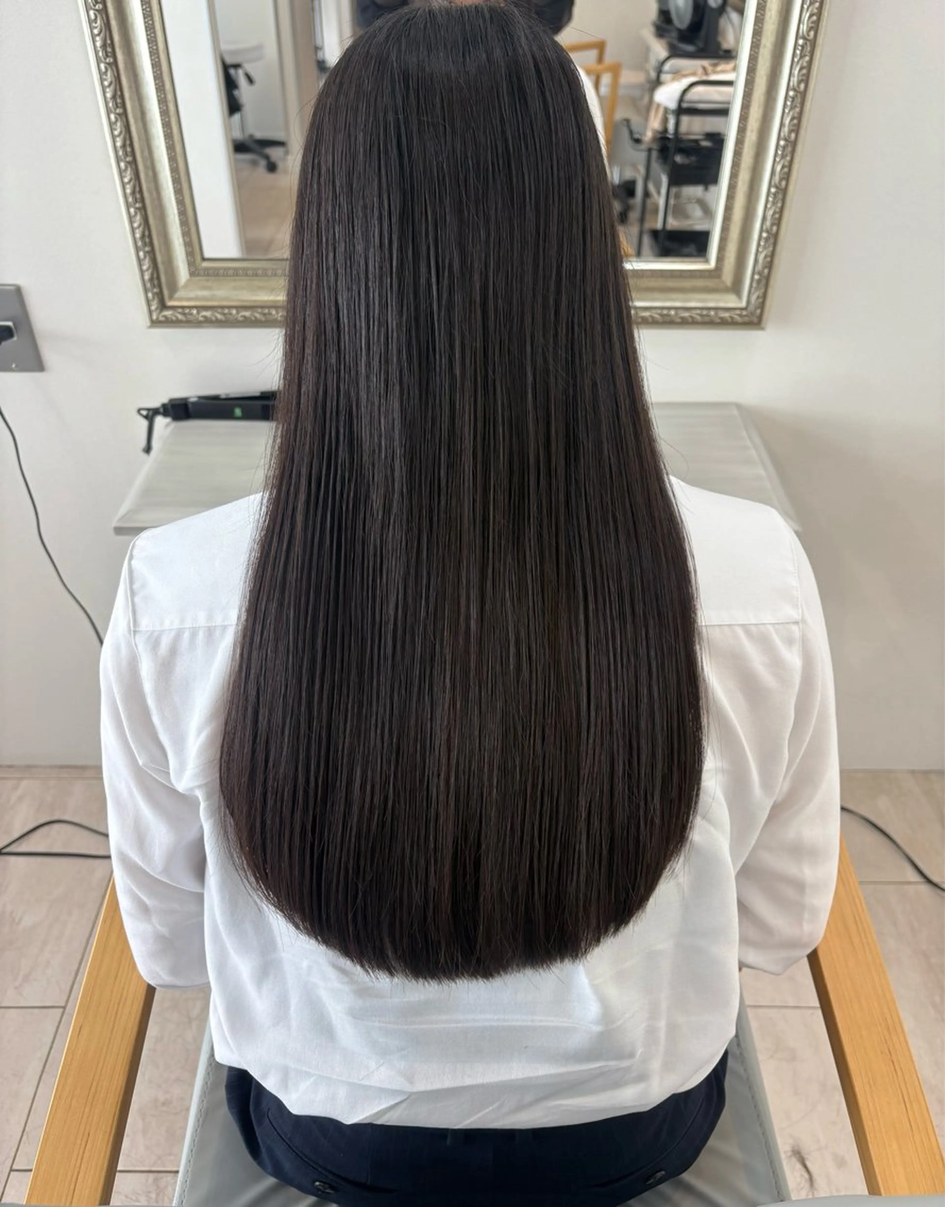 ロング カット アベ ミスズのヘアスタイル