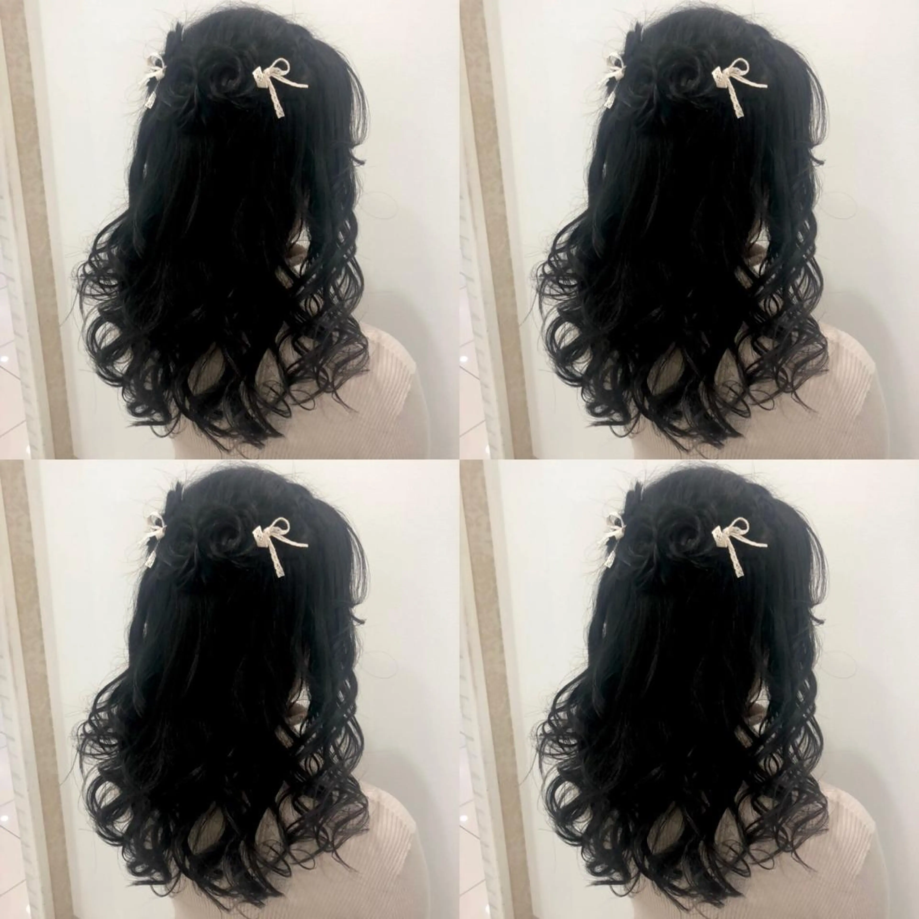 セミロング ヘアアレンジ ヘアセット 🌷MAYU 🌷のヘアスタイル