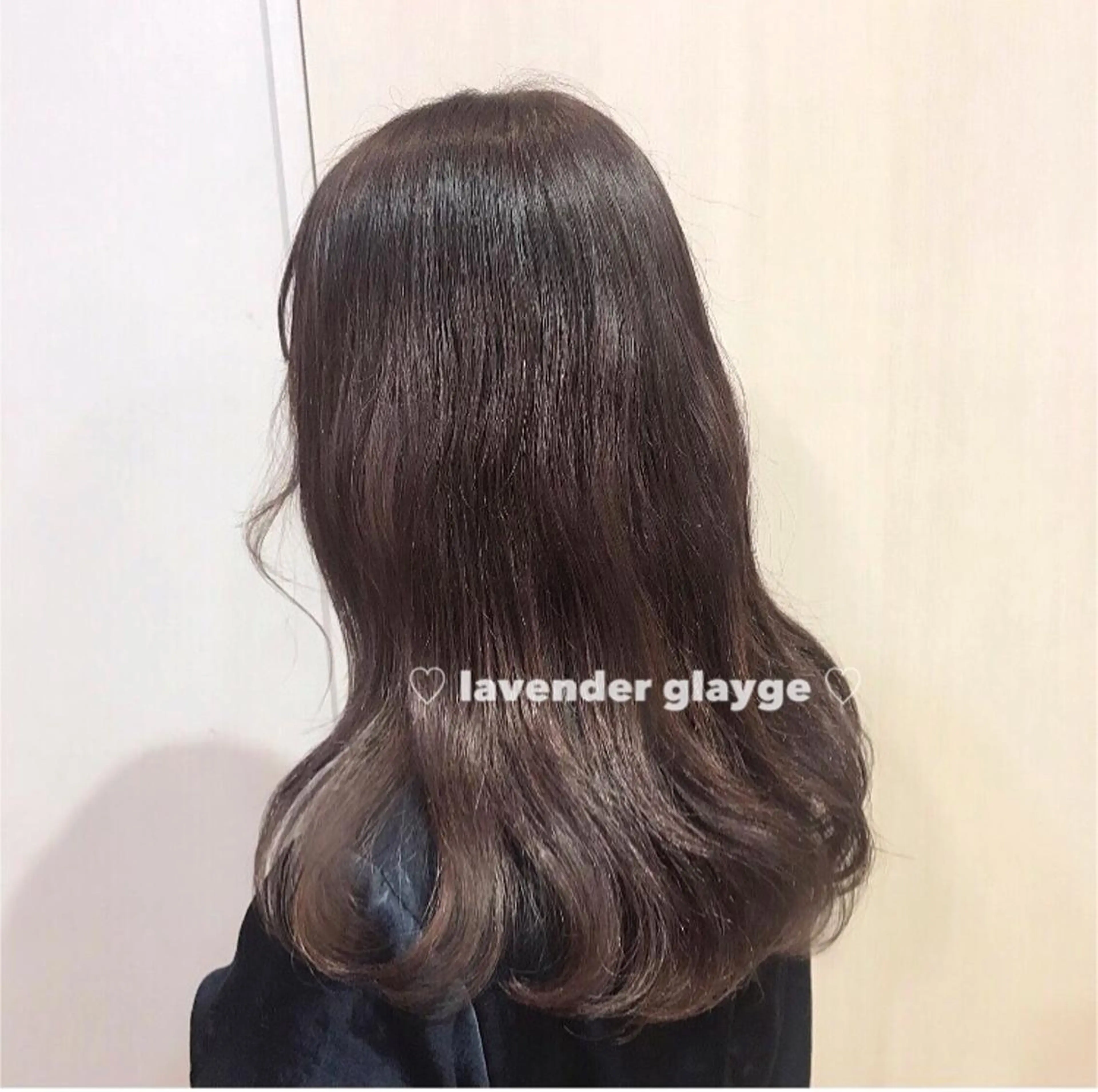セミロング ブリーチなしカラー ダブルカラーエクステのヘアスタイル