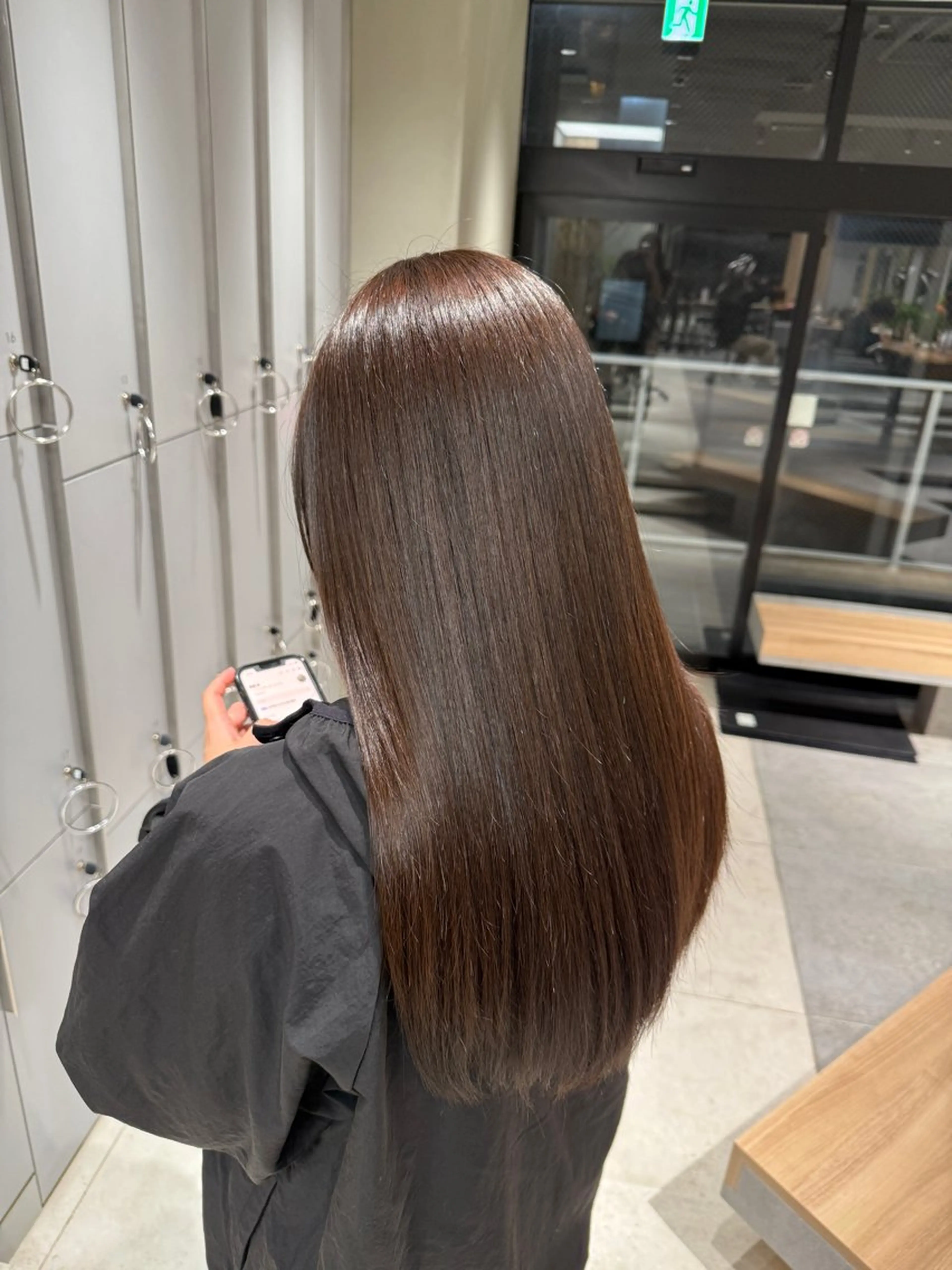 ロング カラー ブラウンカラー トリートメント カット 💓ロング韓国ヘア ~Kirara💓のヘアスタイル