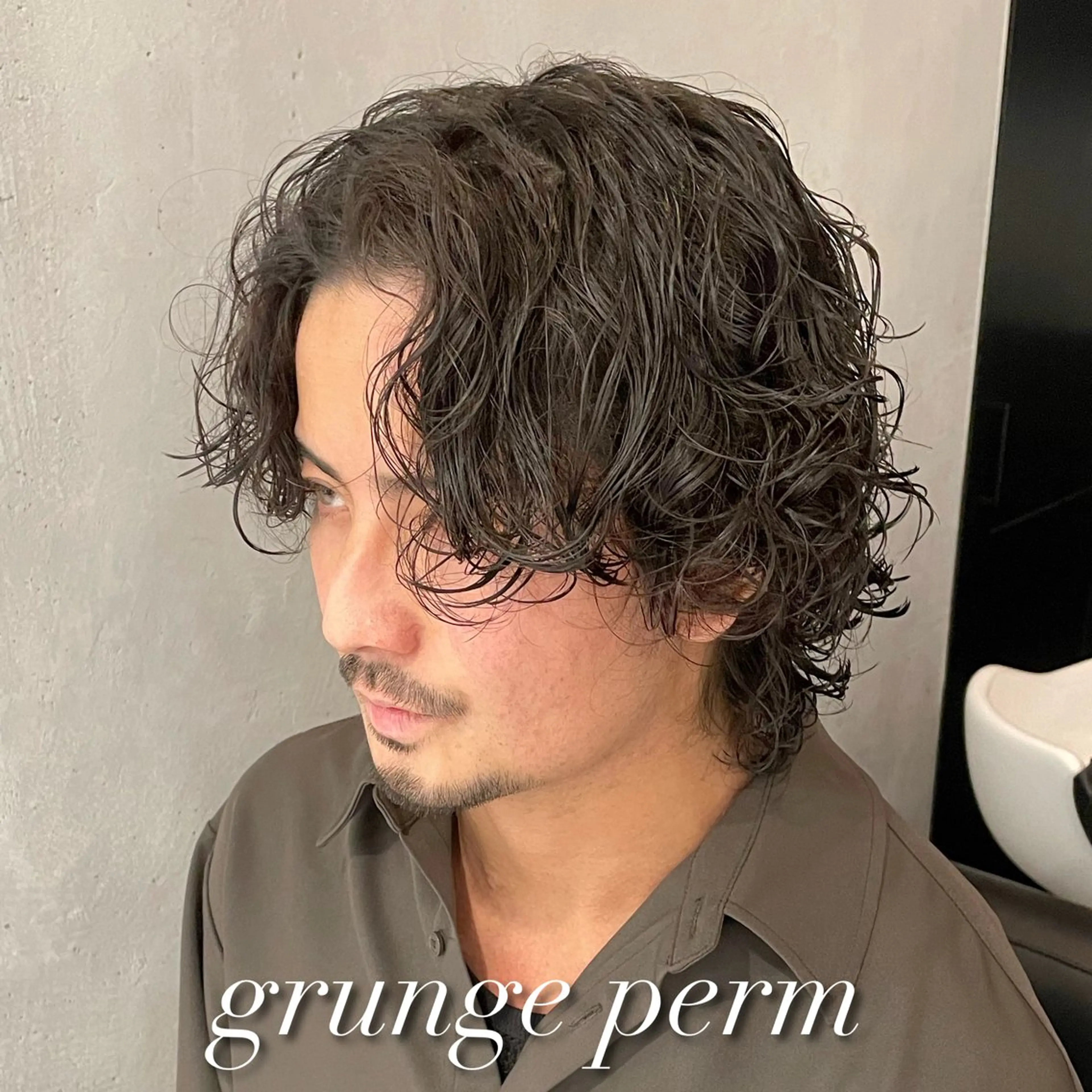 パーマ メンズ カット パーマ 横浜メンズパーマ🔥 大野賢人のヘアスタイル