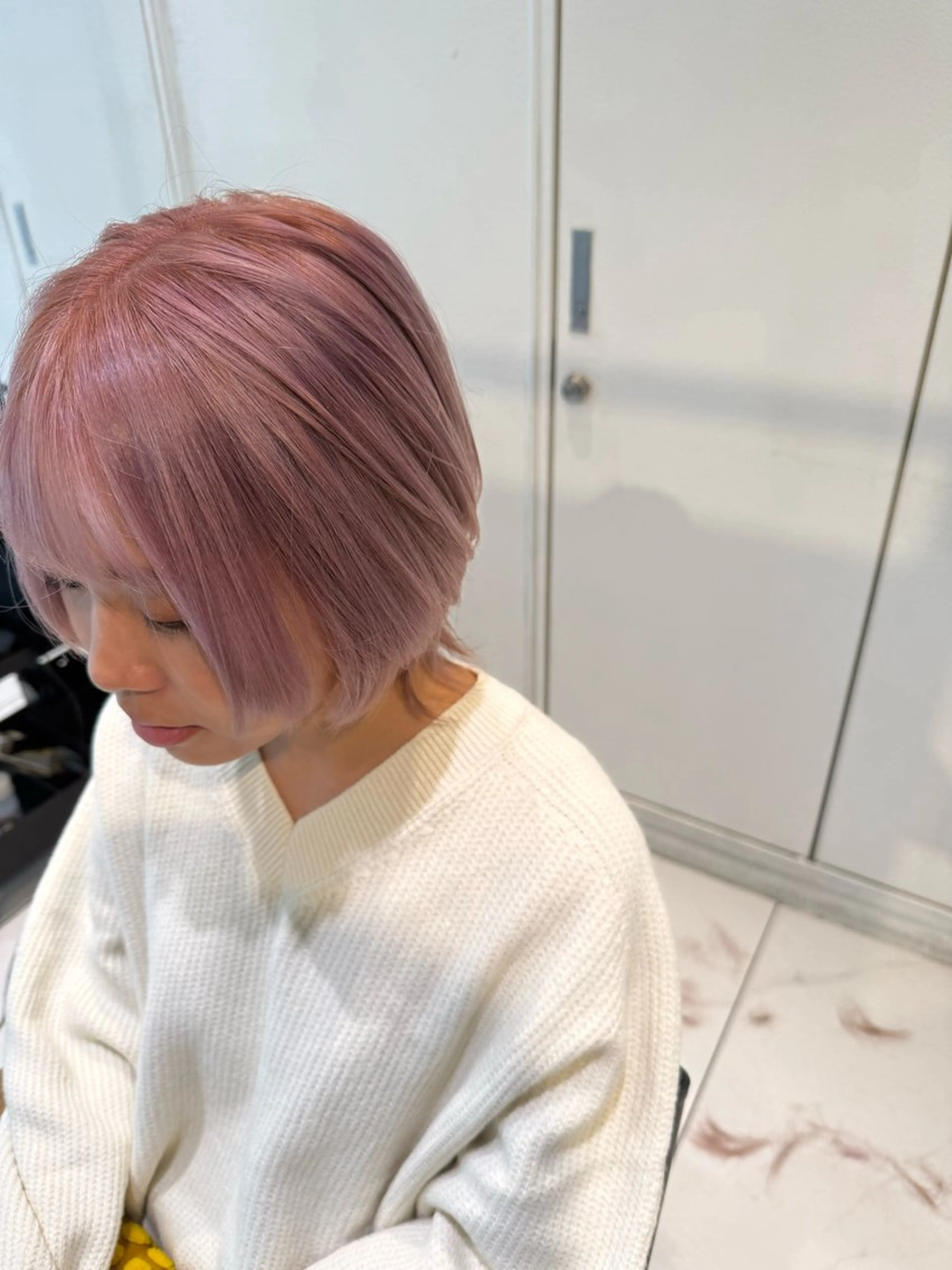 ショート カラー 銀座⚜️【脱白髪染め 美髪矯正】トグチのヘアスタイル