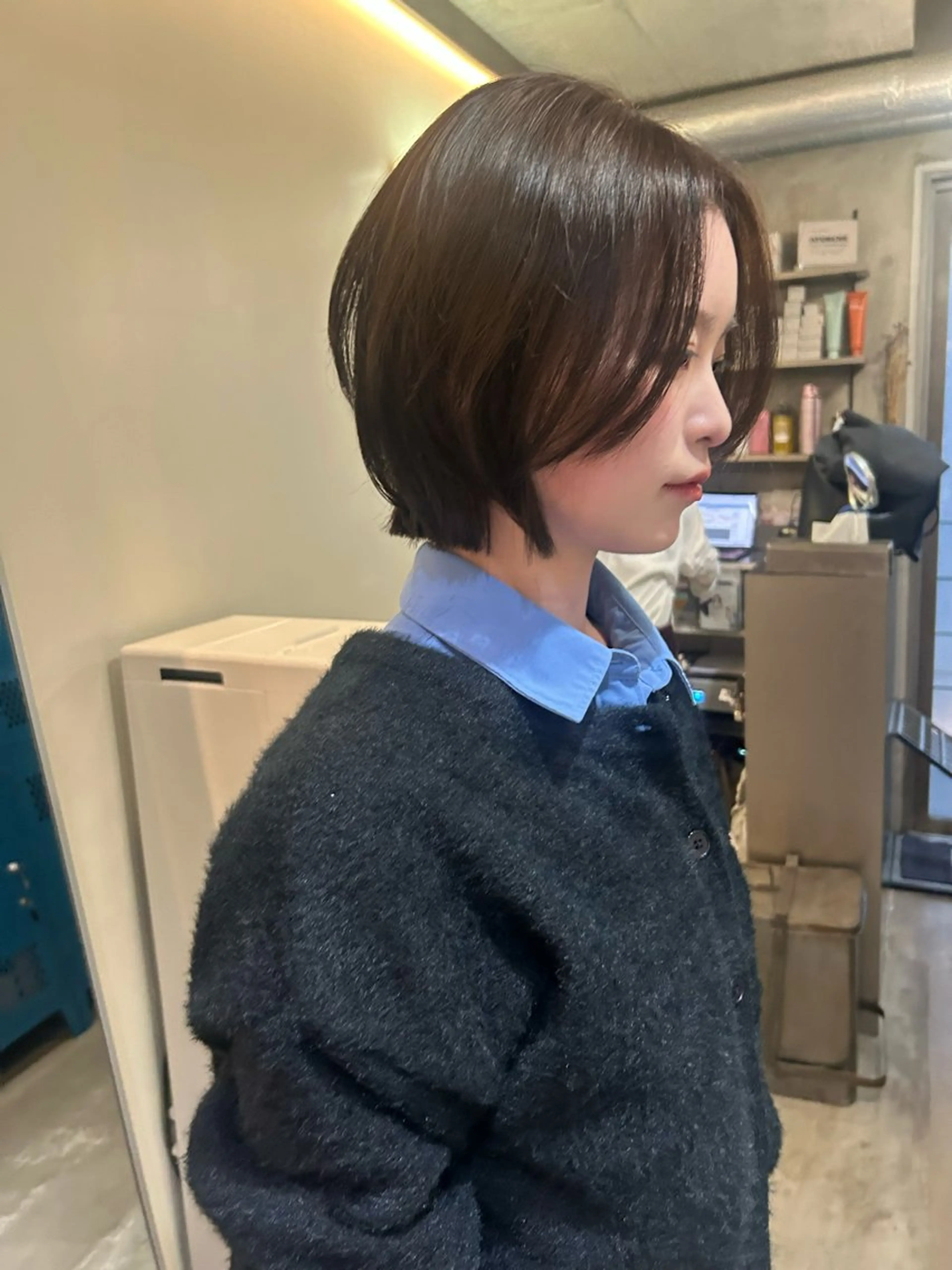 ショート カラー カット ヘアカラー 韓国ボブ/レイヤー カット/ EMIRIのヘアスタイル