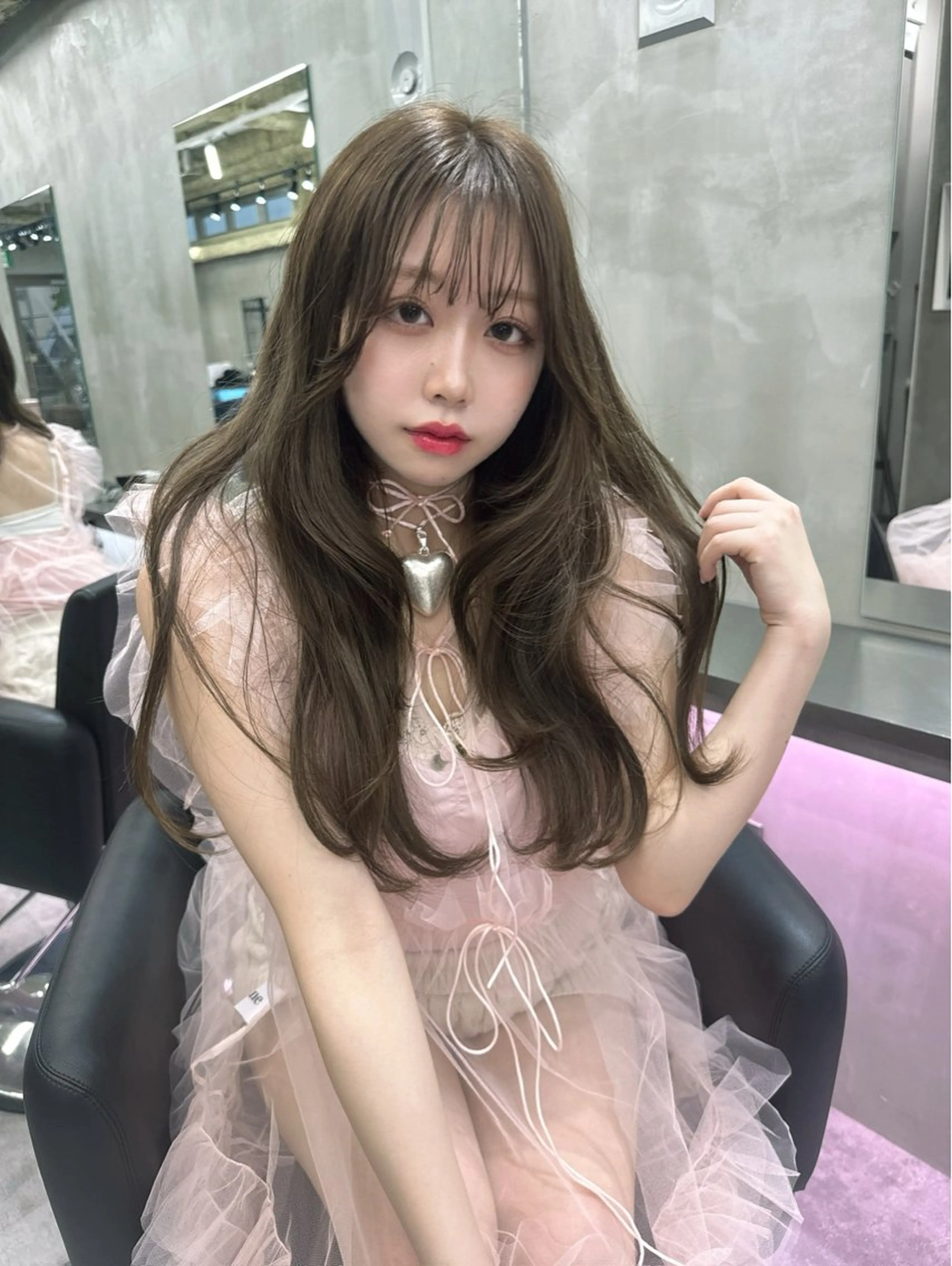 "beige限定🤎"ブリーチなしwカラー＋トリートメント🧴の写真