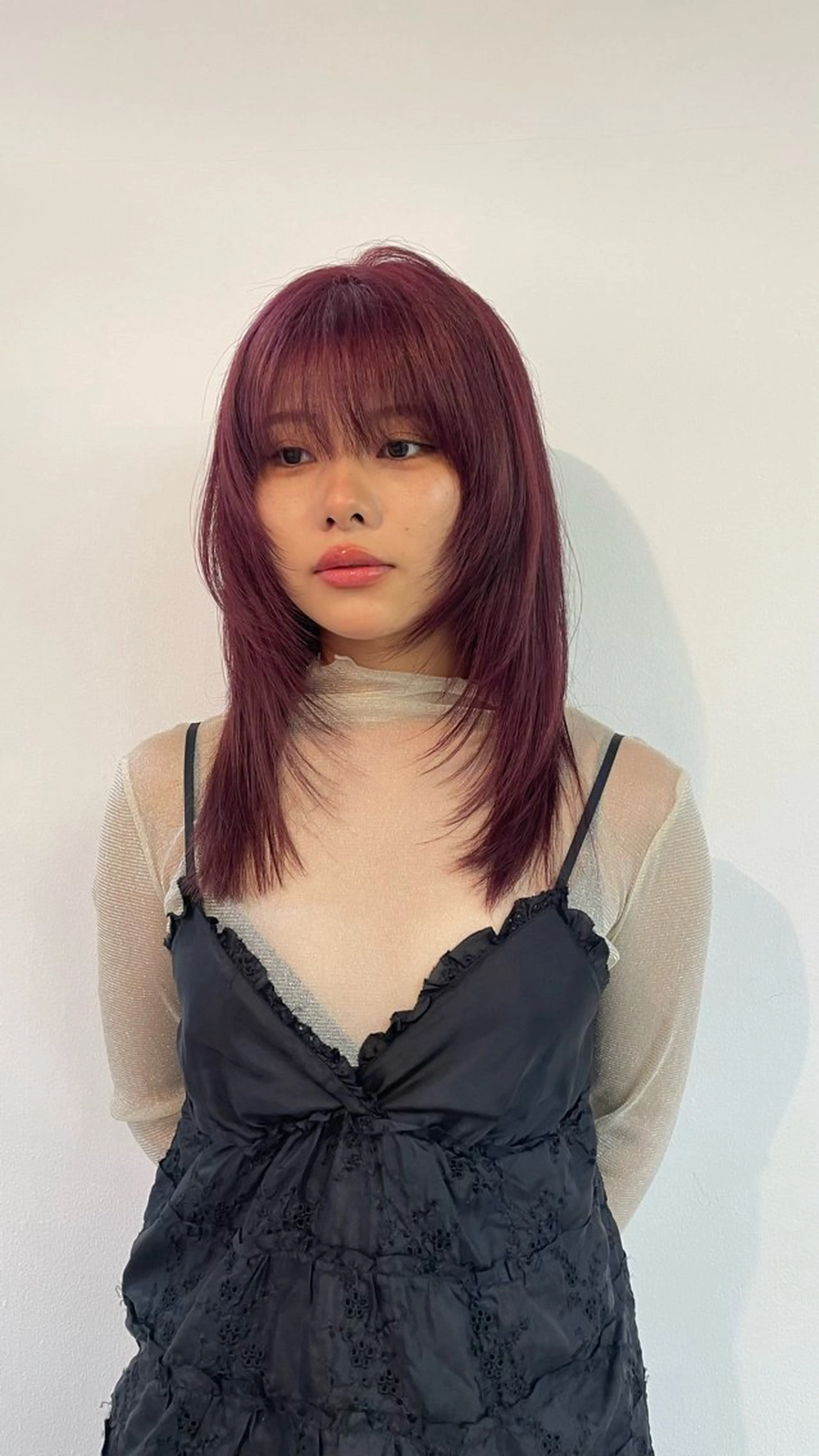 セミロング カラー カット ヘアカラー トリートメント Seeknext // Rukaのヘアスタイル