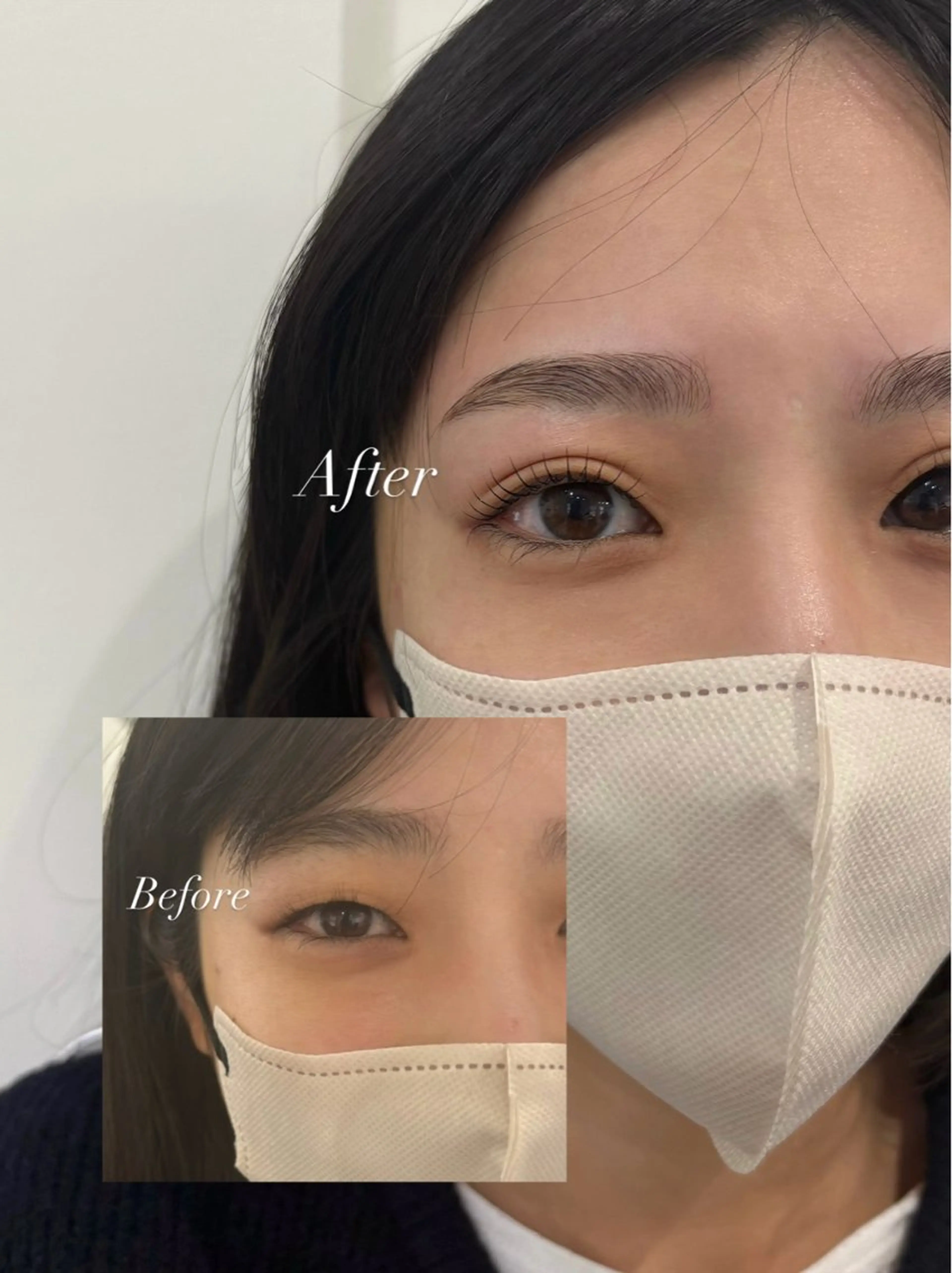 アイブロウスタイリング★【Wax脱毛】間引き、メイク込みの写真