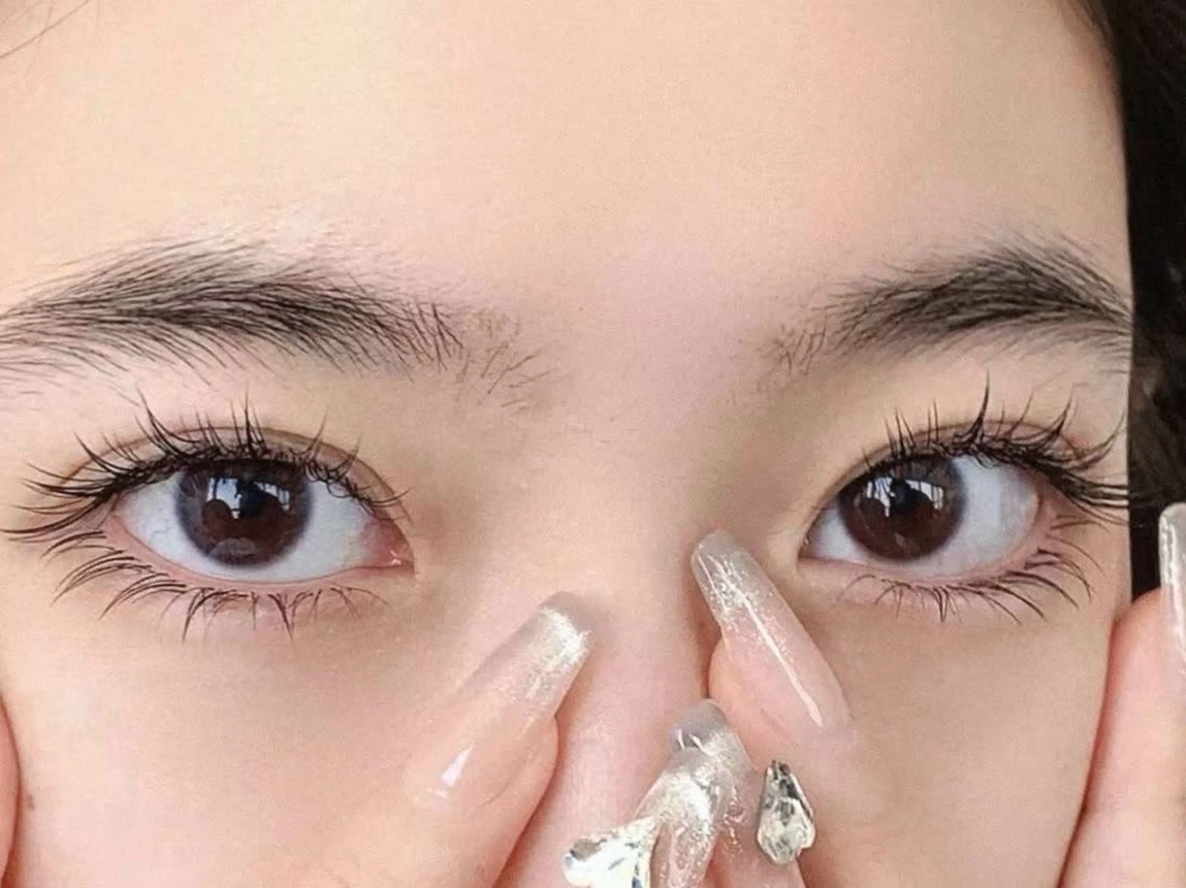 マツエク・マツパ 付け放題 バインドロック 束感まつ毛 カラーマツエク フラットラッシュ マツパ Ｍ salon アイラッシュのマツエク・マツパデザイン