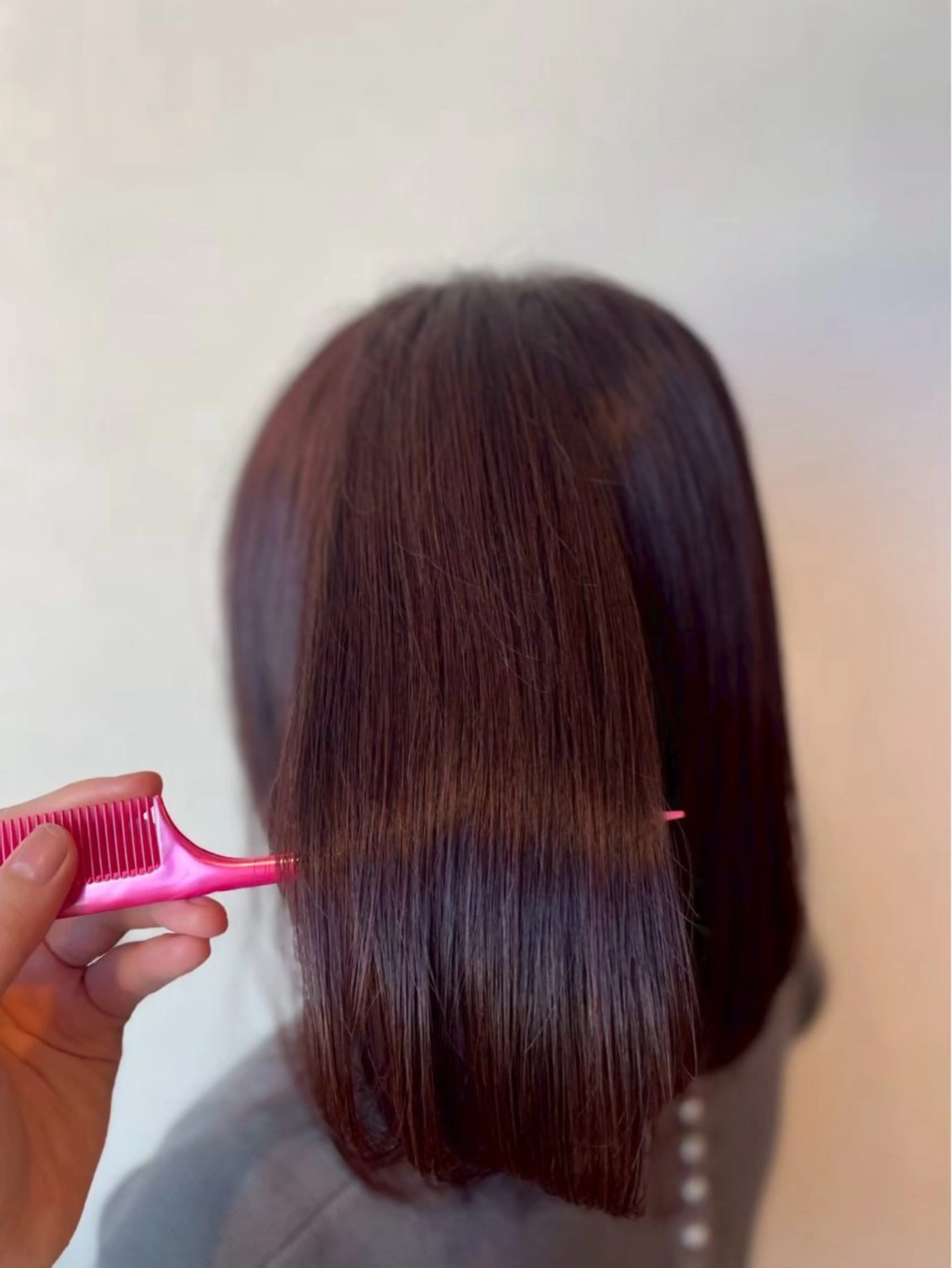 セミロング カラー ヘアアレンジ 縮毛矯正 ヘアカラー Perfume by afloat 高橋樹のヘアスタイル