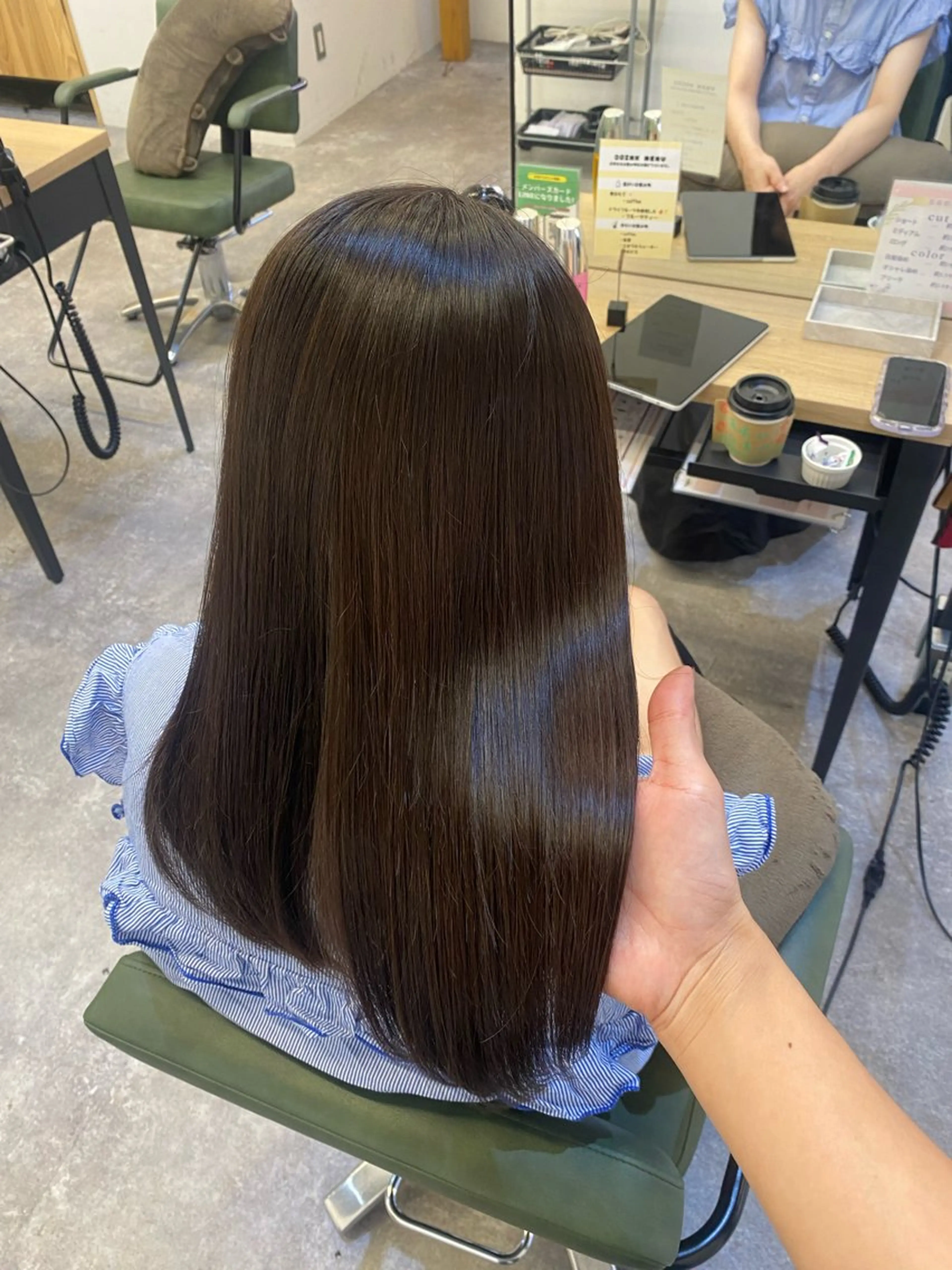 セミロング 🪞艶カラー/ボブ/ 矯正/高橋亜実🪞のヘアスタイル