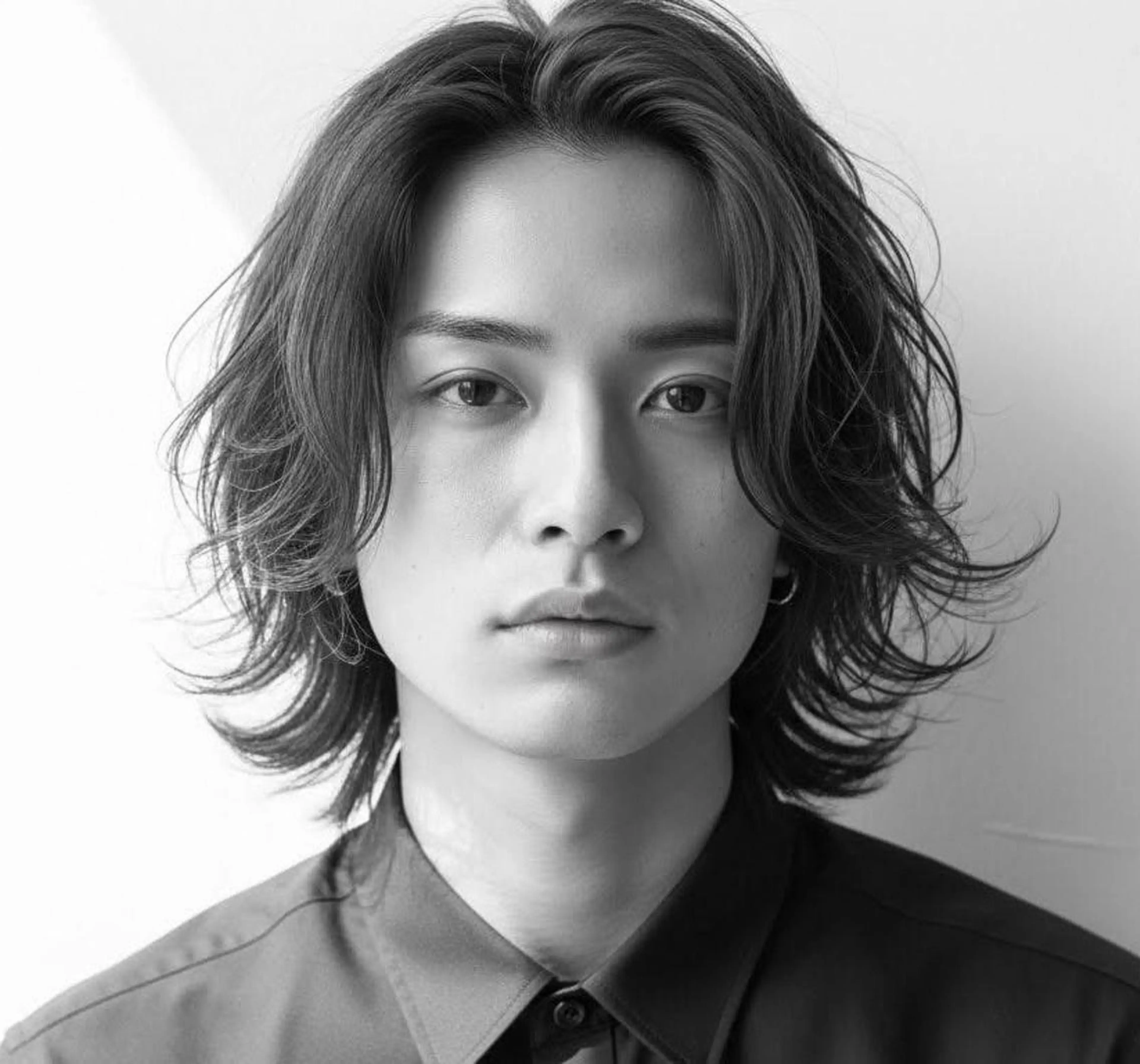 メンズ パーマ レイヤーカット 西宮北口/みなみのヘアスタイル