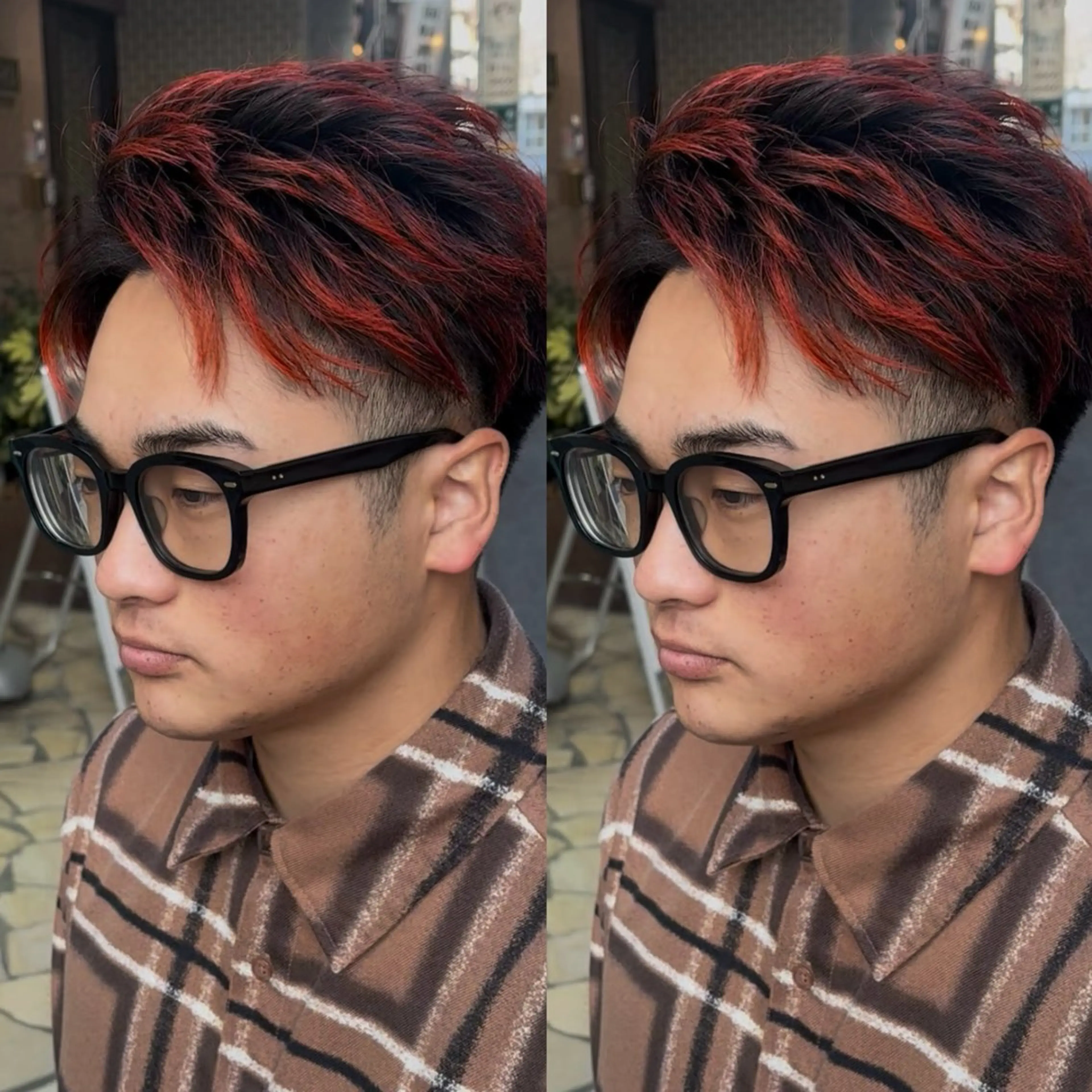 ショート カラー メンズ 🌫️EARTH 【タツキ】🌫️のヘアスタイル