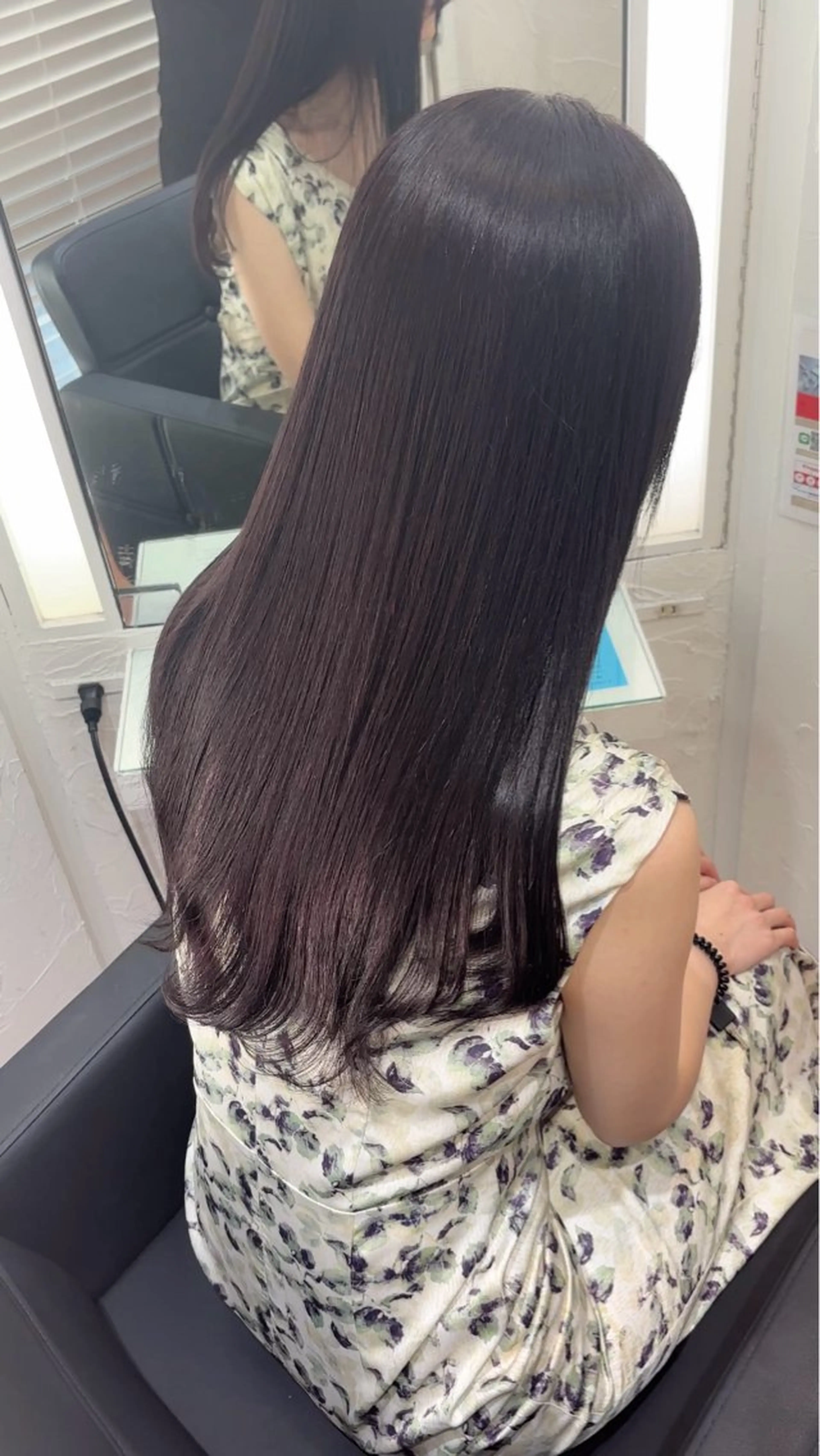 ロング ヘアカラー ヘアセット ラベンダーカラー /巻き/WAKANAのヘアスタイル