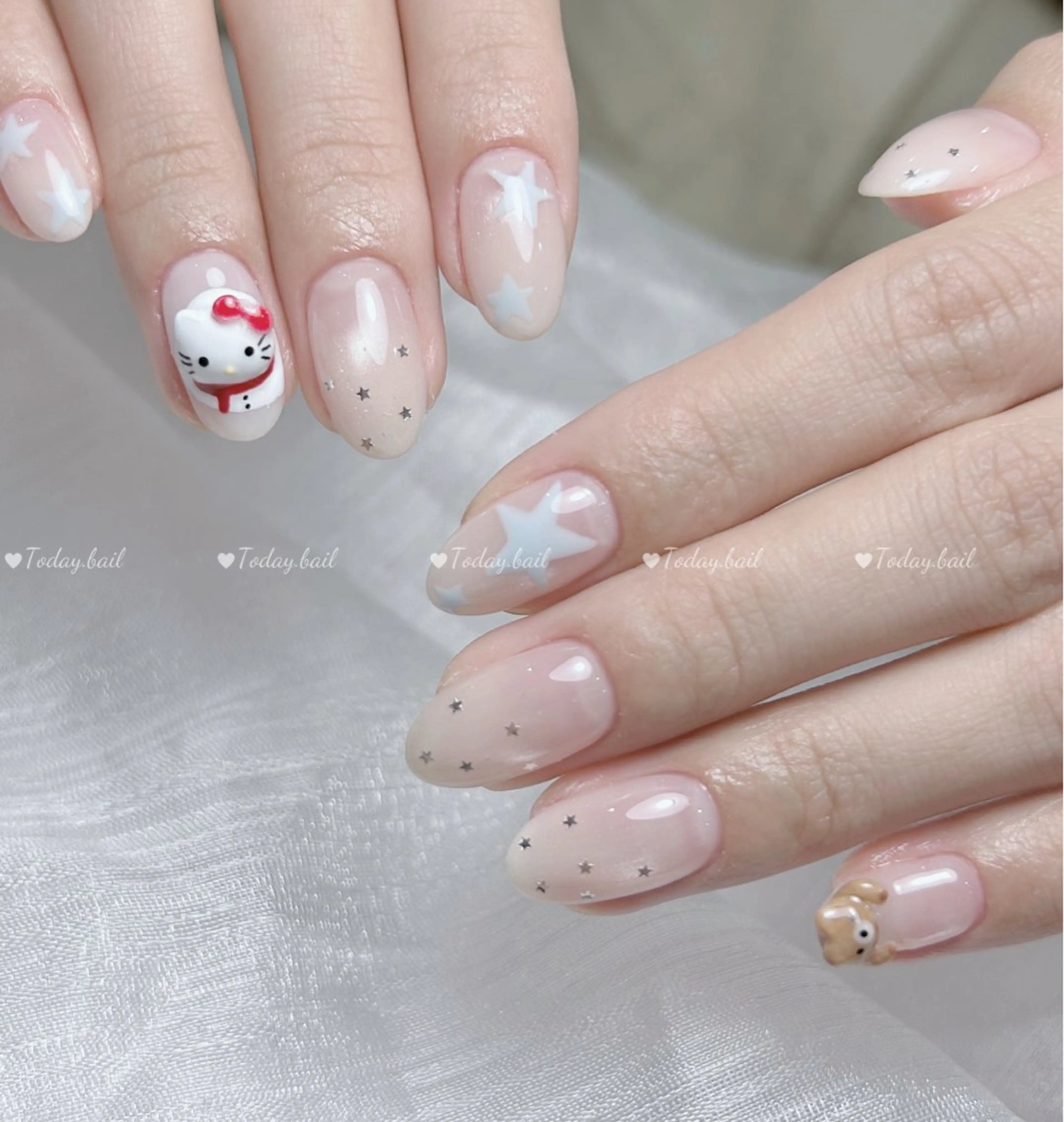 ネイル ハンドネイル 🎀Today nail💅のネイルデザイン