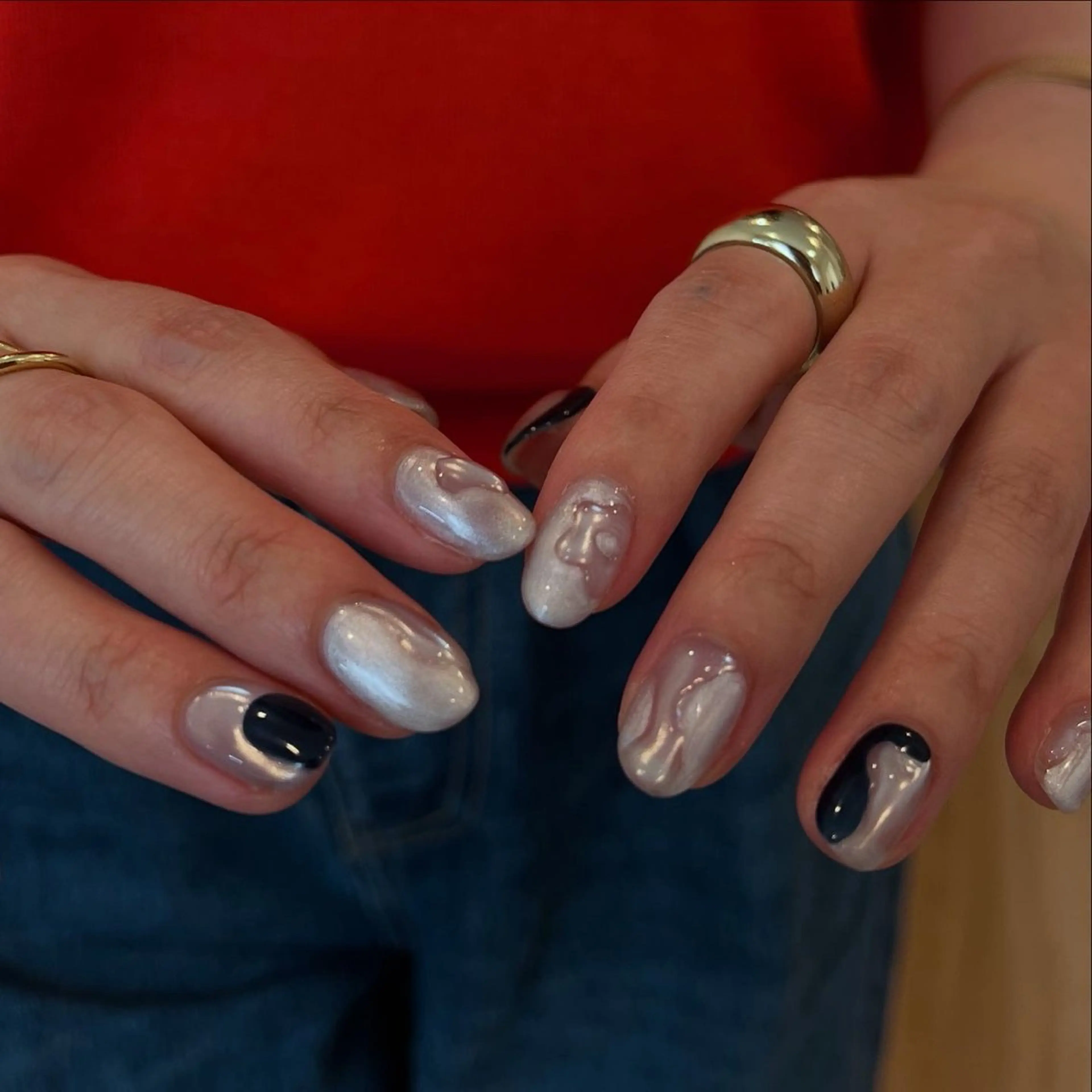 ネイル マグネットネイル 持ち込み ハンドネイル nr. nayuのネイルデザイン