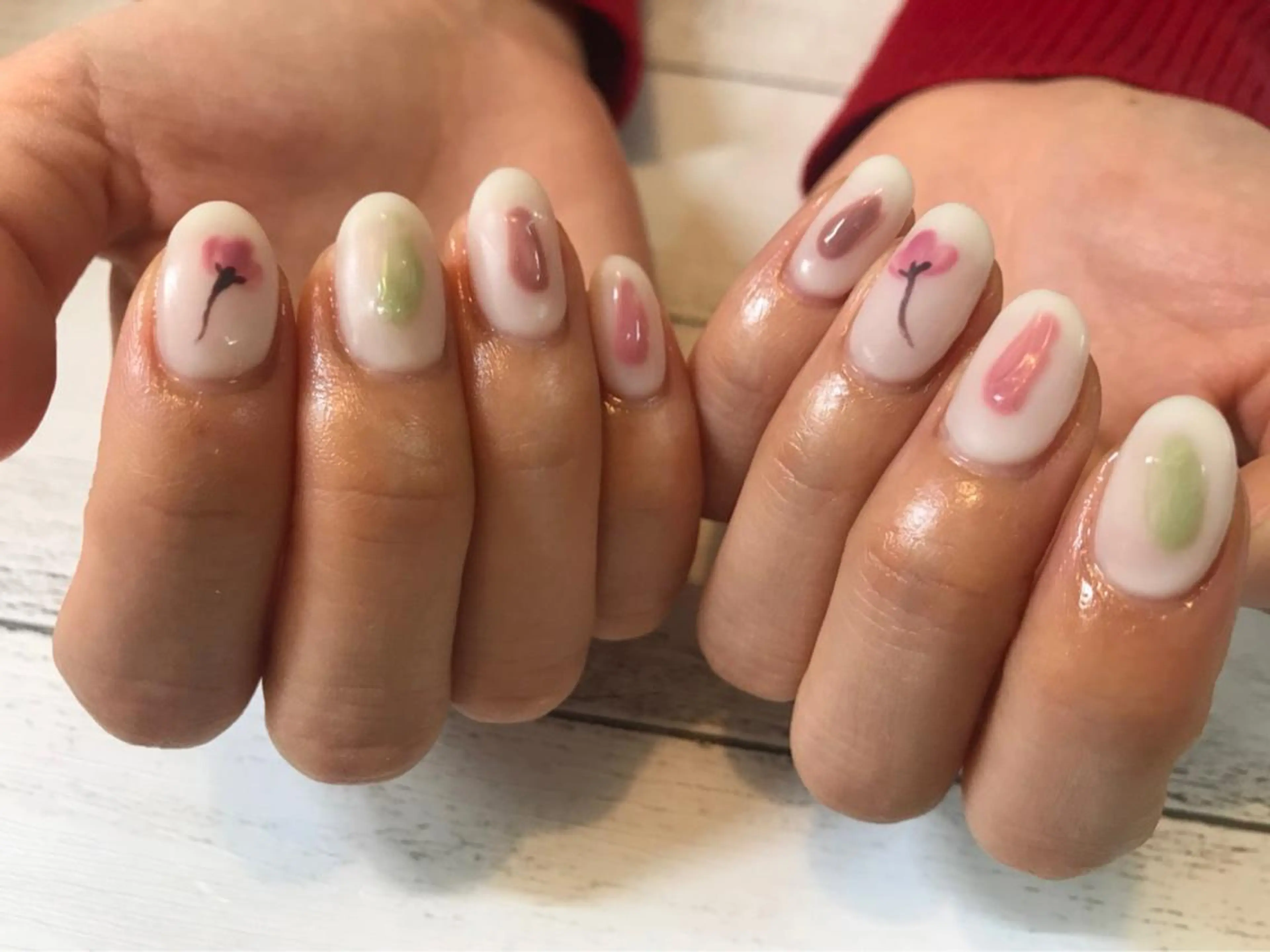 ネイル ハンドネイル フットネイル GéRanium Harukaのネイルデザイン