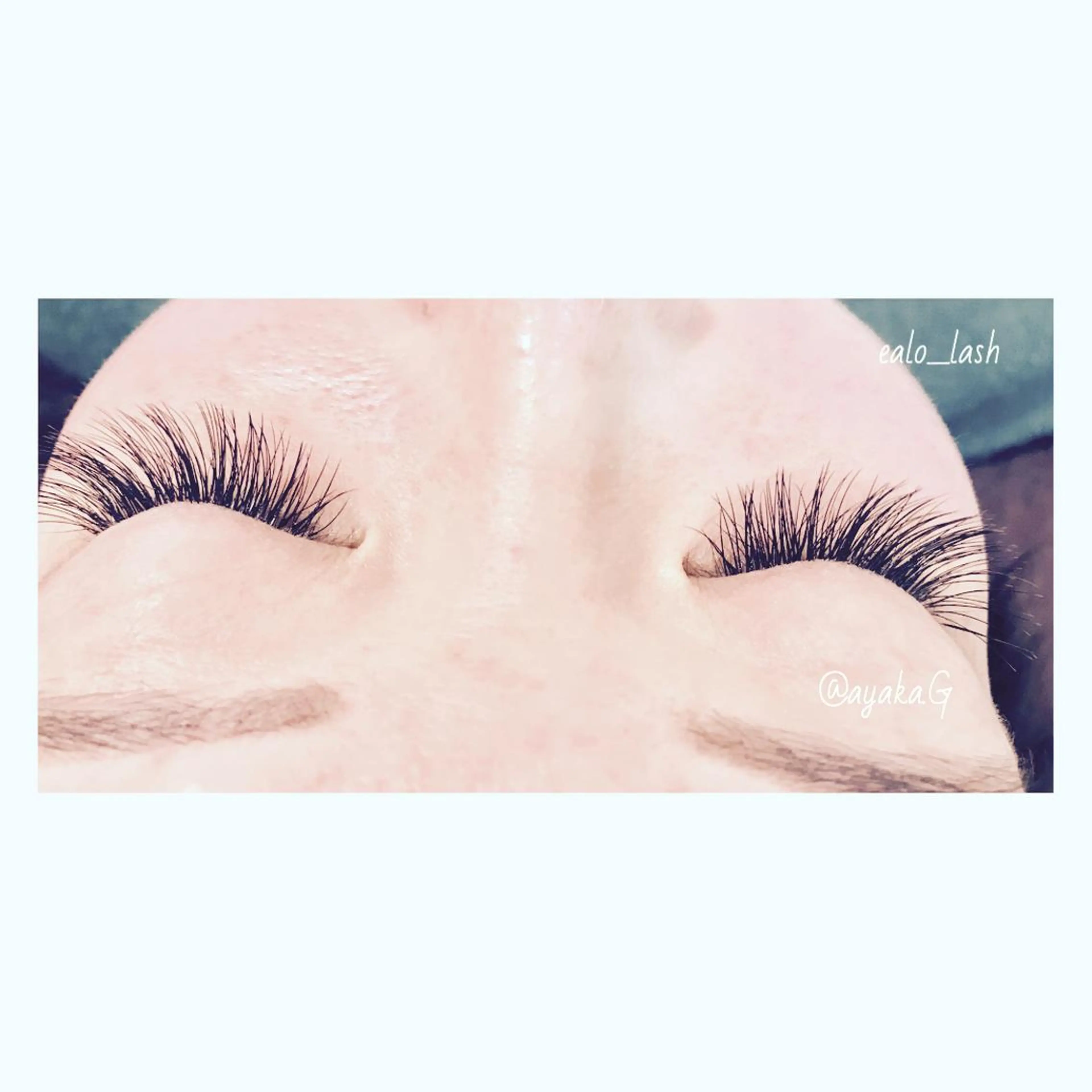 マツエク・マツパ フラットラッシュ Jカール Aya.G 錦糸町Ealoのマツエク・マツパデザイン