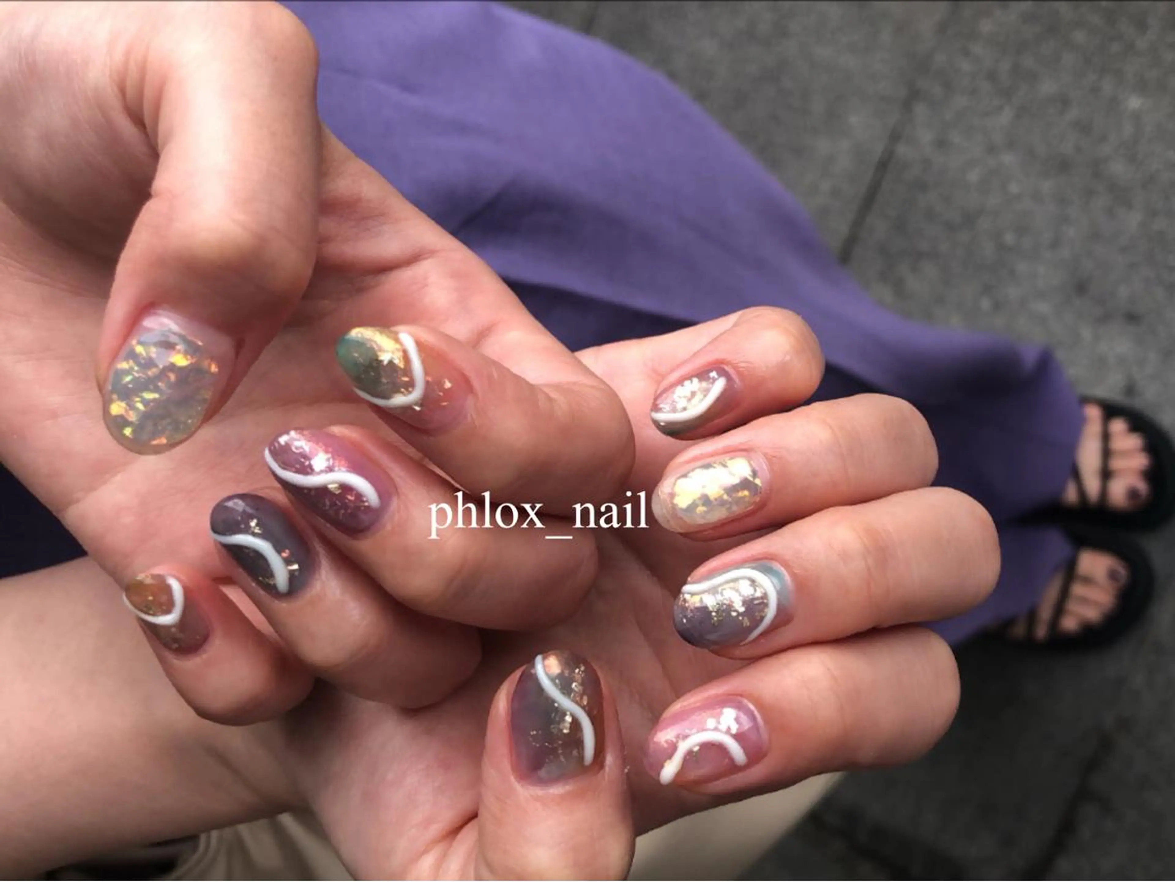 ネイル s/w ＿shokoのネイルデザイン