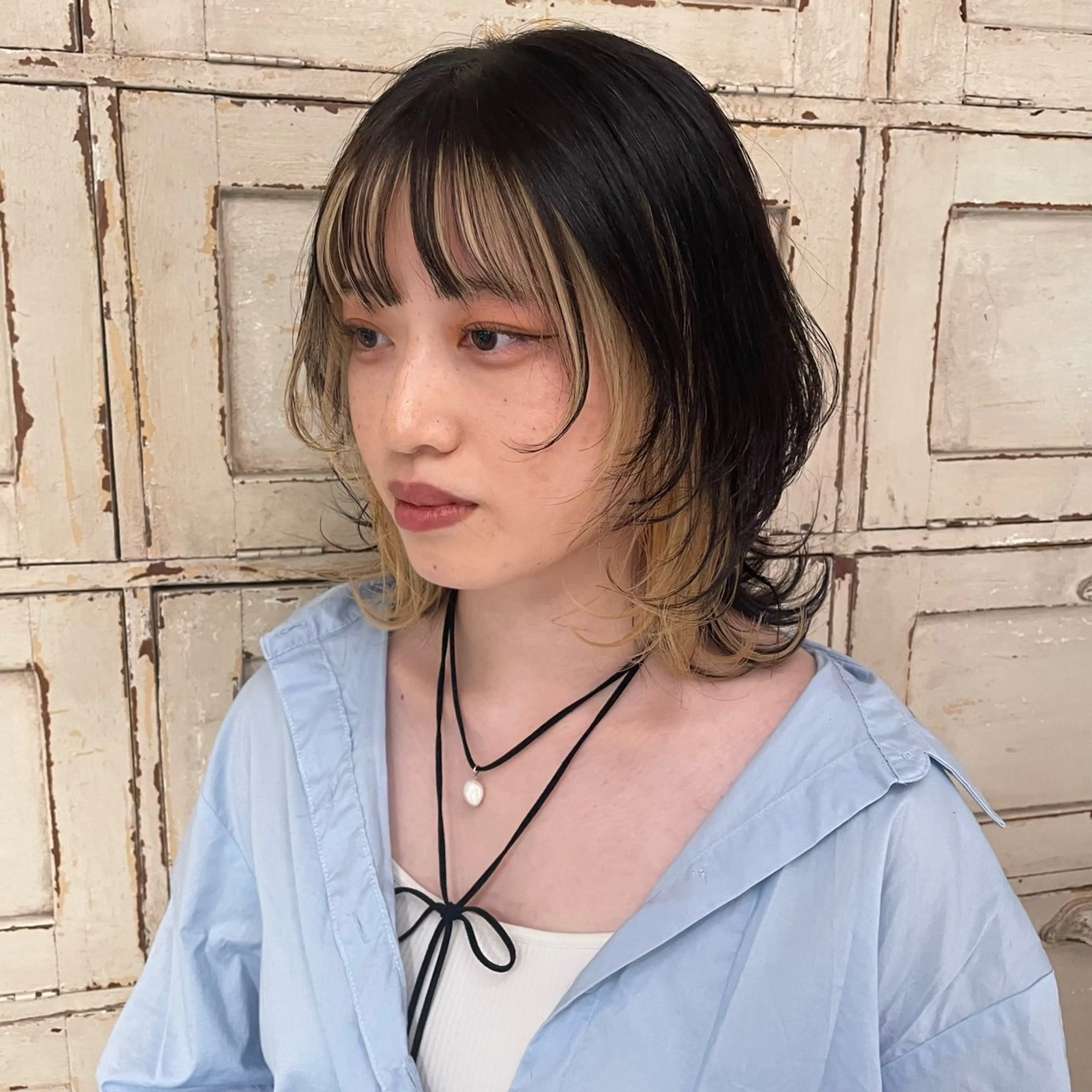 ミディアム カット RorriM natsuのヘアスタイル