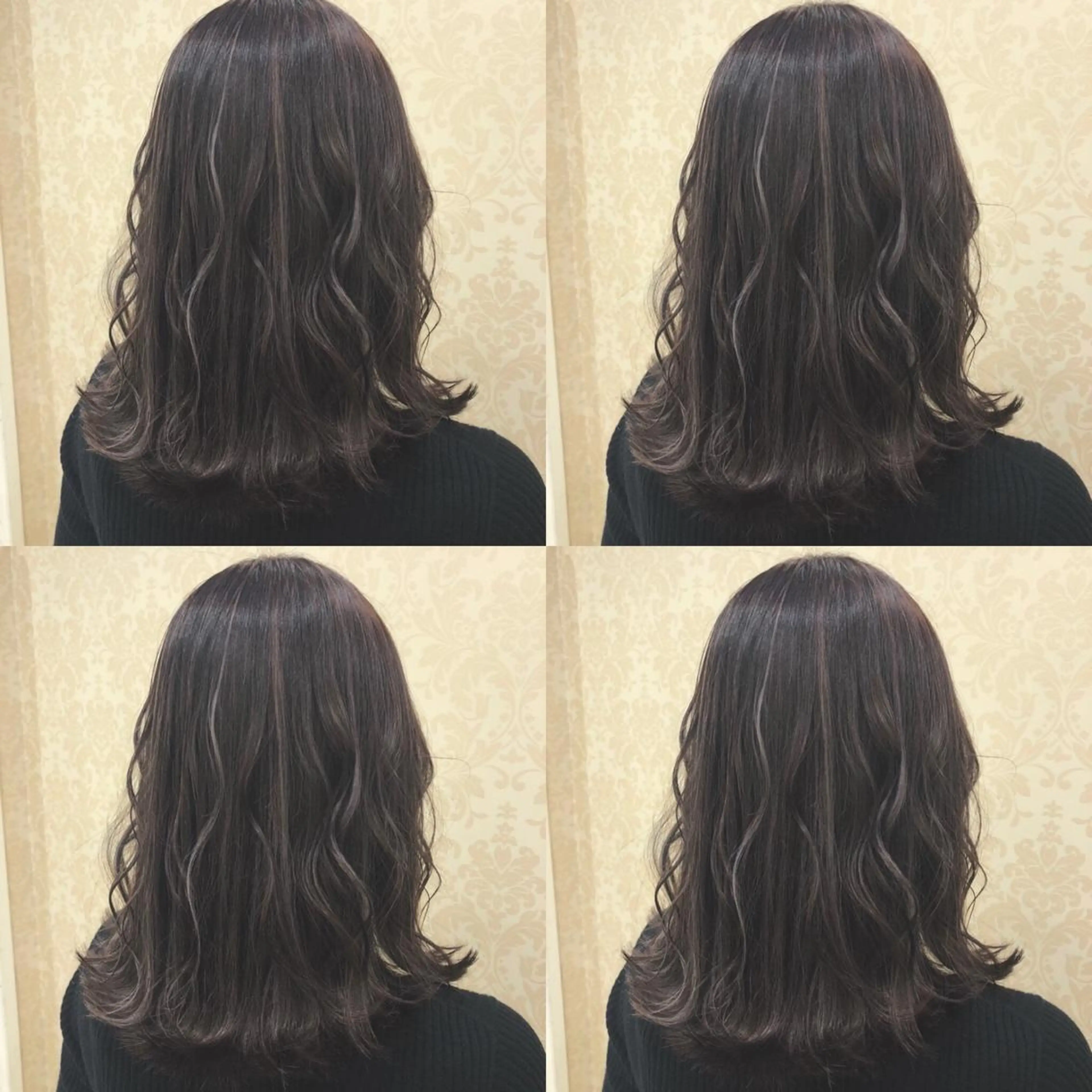 セミロング カラー ハイライトカラー ハイライト 🌷MAYU 🌷のヘアスタイル