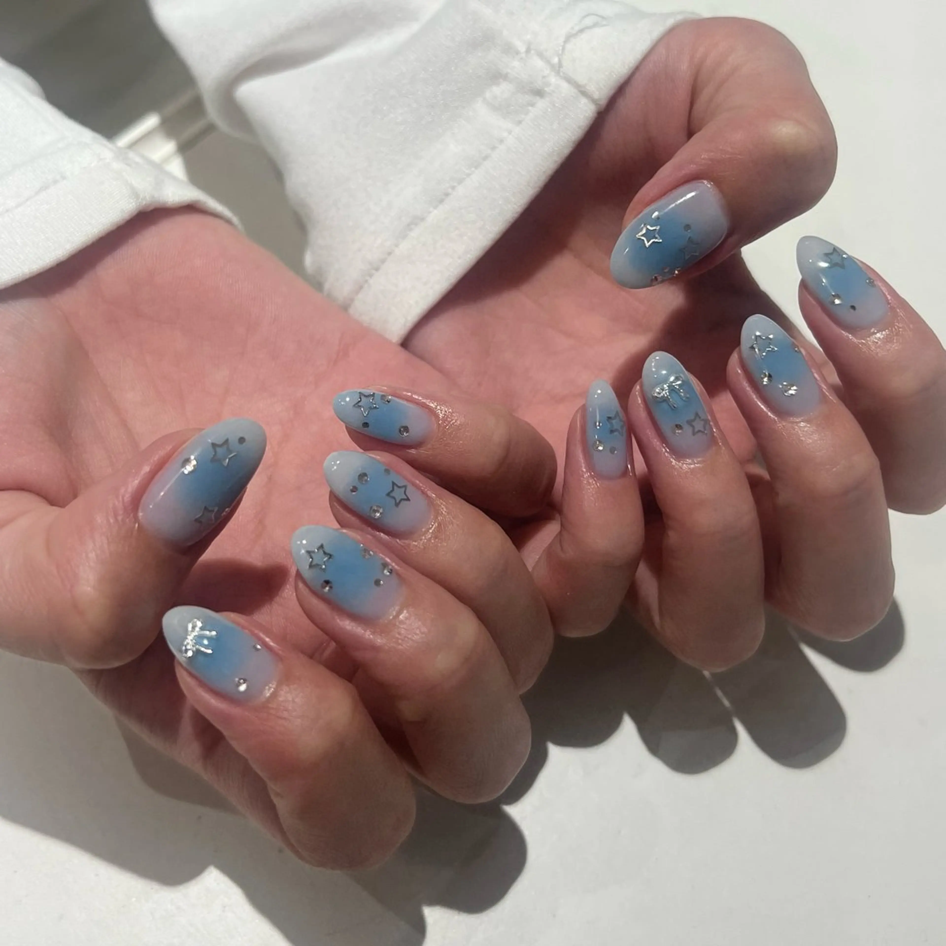 ネイル 持ち込み 星 みづきのネイルデザイン