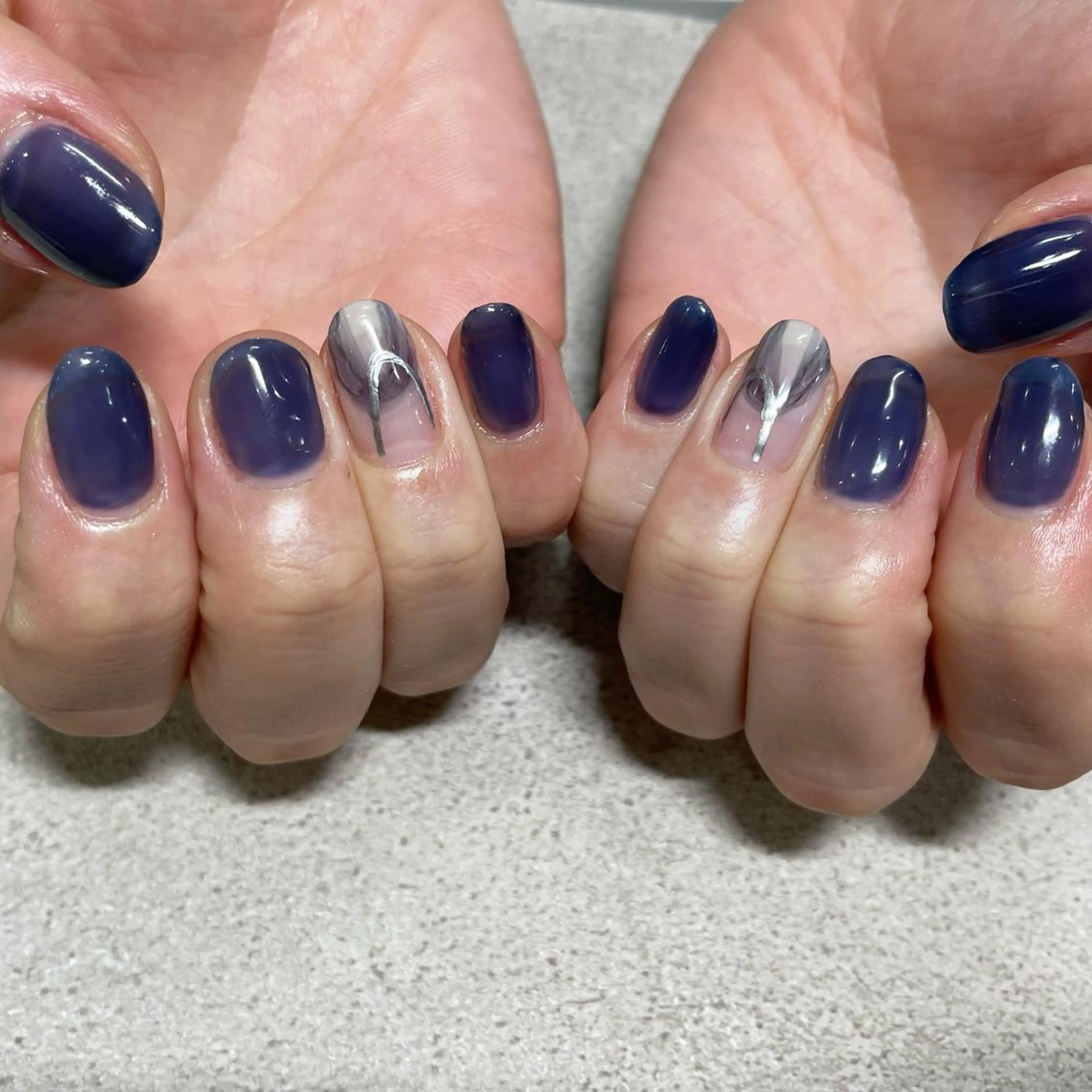 ネイル アートネイル ワンカラーネイル ｵｵﾀｹ ﾚｲﾅのネイルデザイン