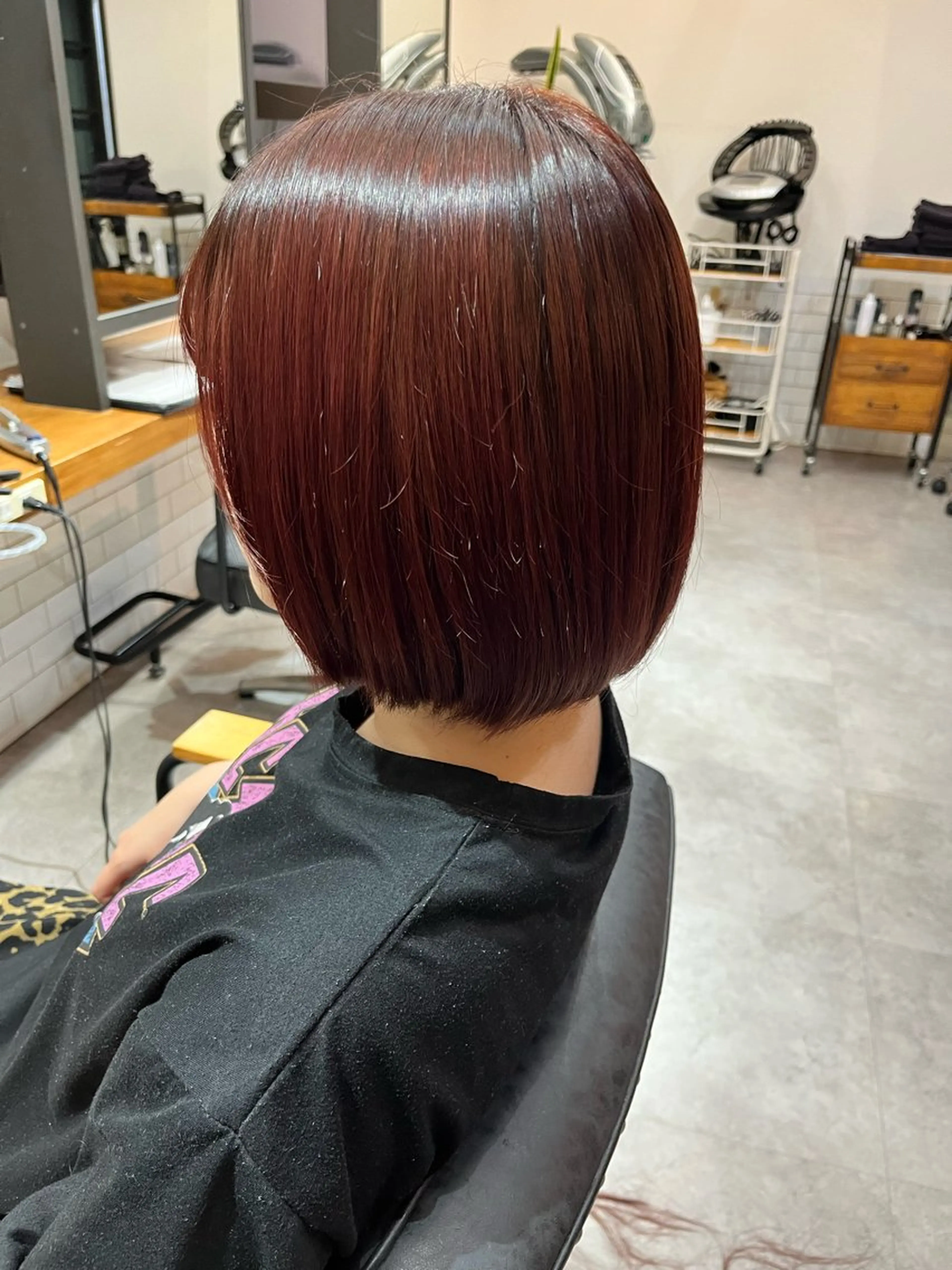 カラー 鴨田 彩音のヘアスタイル