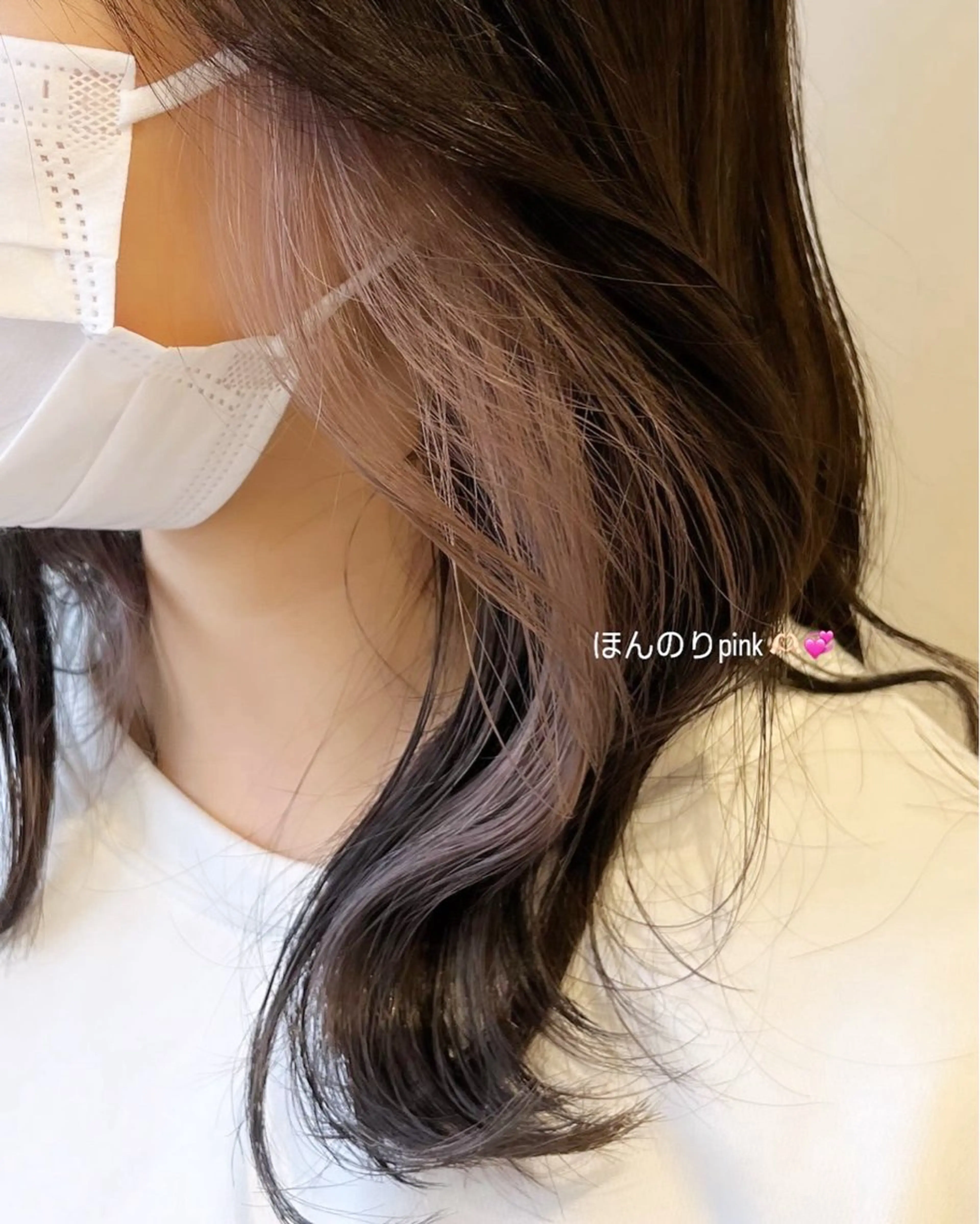 セミロング 艶カラー asukaのヘアスタイル