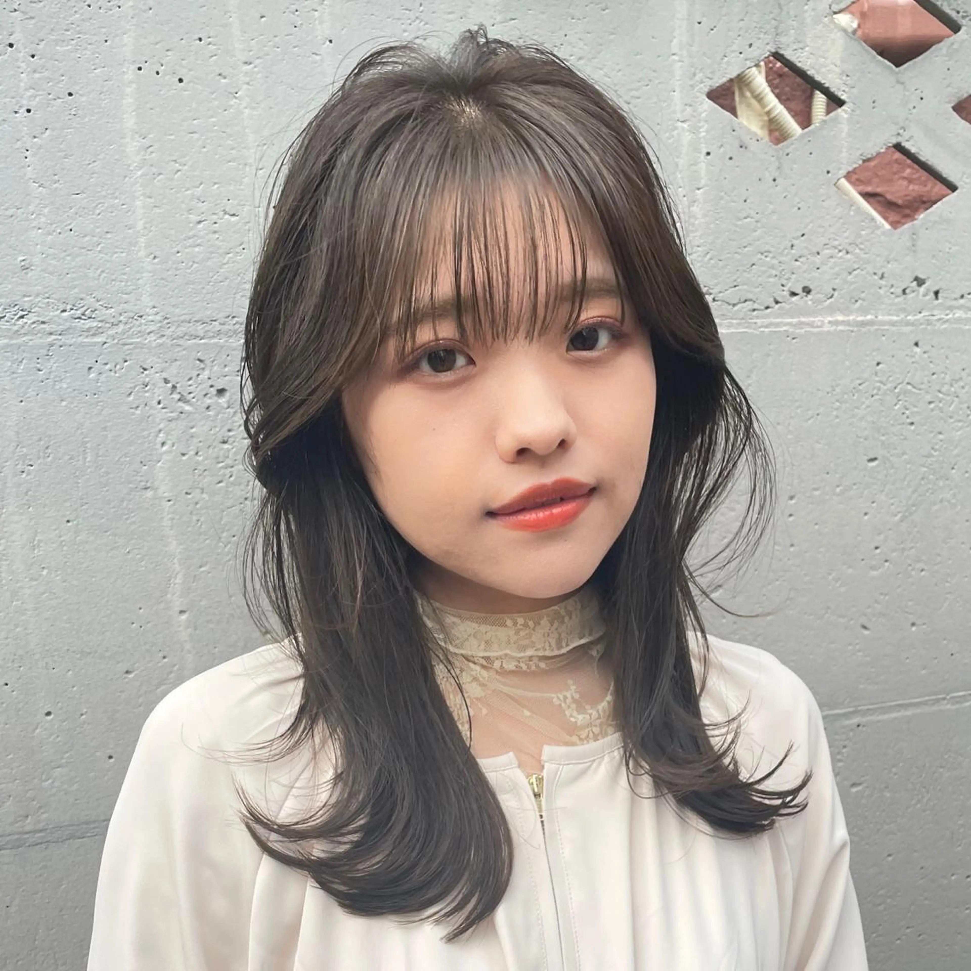 セミロング カラー 髪質改善クロスパーマ モリオカ モエ💫のその他イメージ