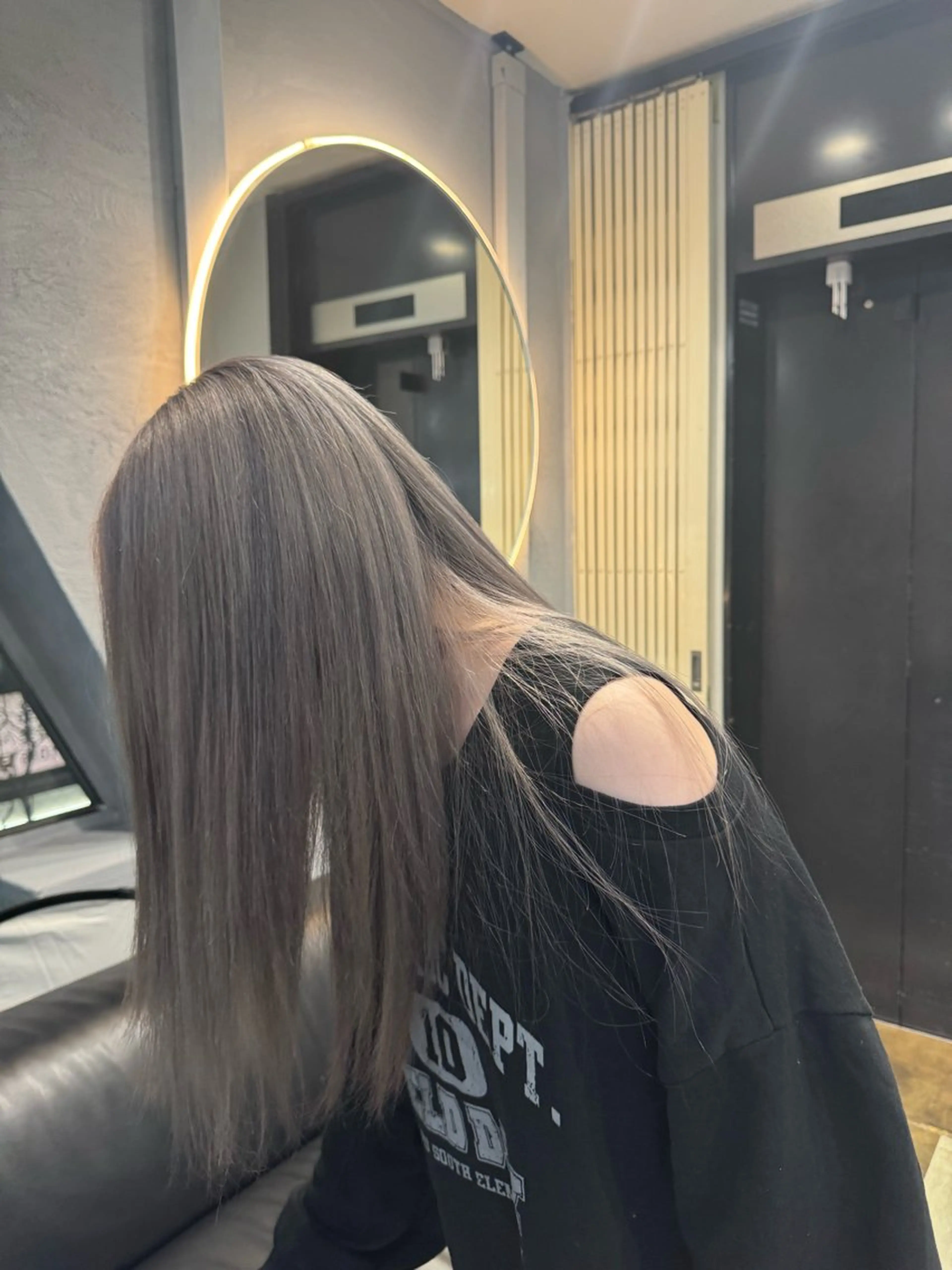 セミロング カラー メンズ dao/ミルクティー /ブラウン/ブロンドのヘアスタイル