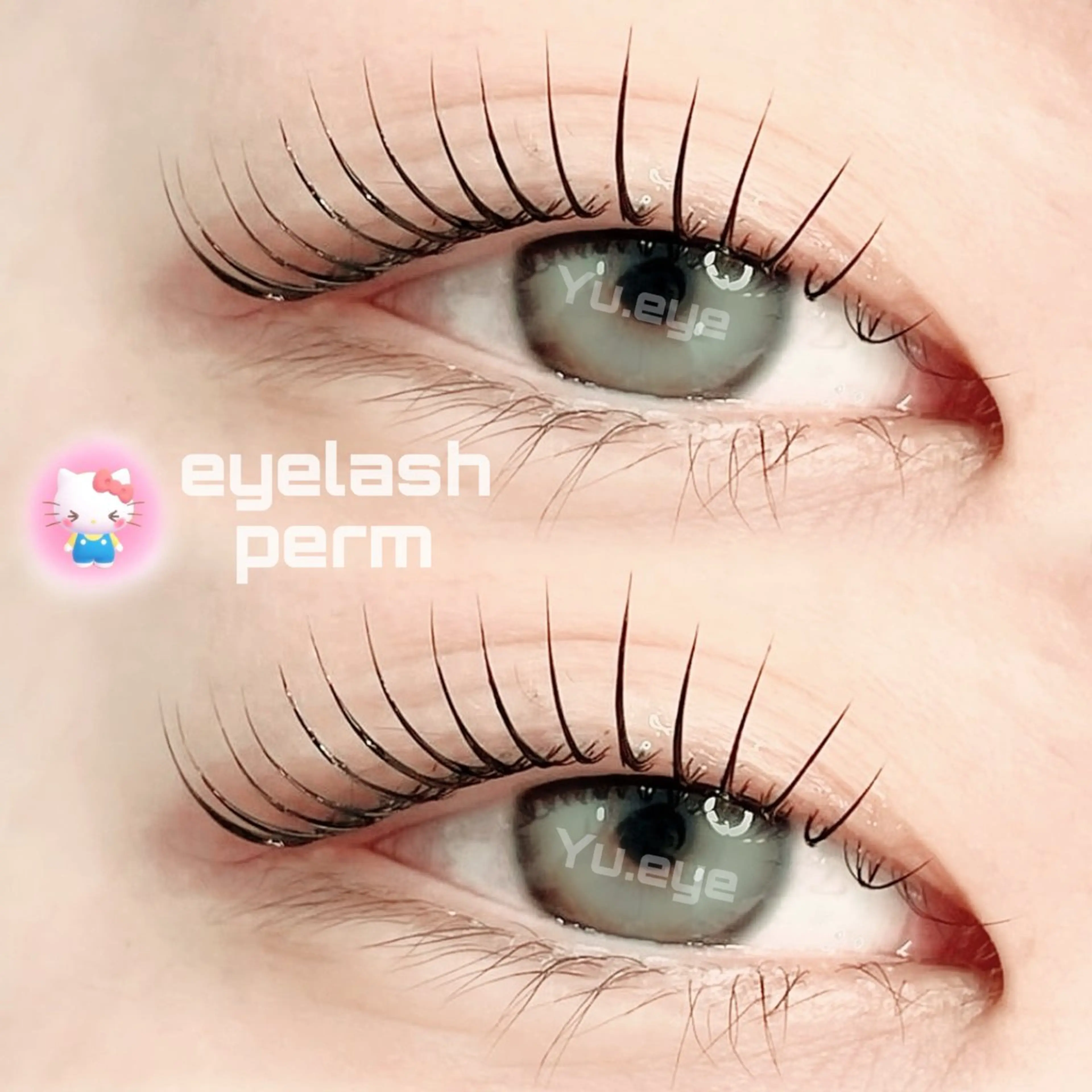 マツエク・マツパ 韓国風マツエク パリジェンヌラッシュリフト まつげパーマ GO TODAY 原宿Riora店所属・韓国束感まつげパーマ ｜根元立ち上げYUのマツエク・マツパデザイン