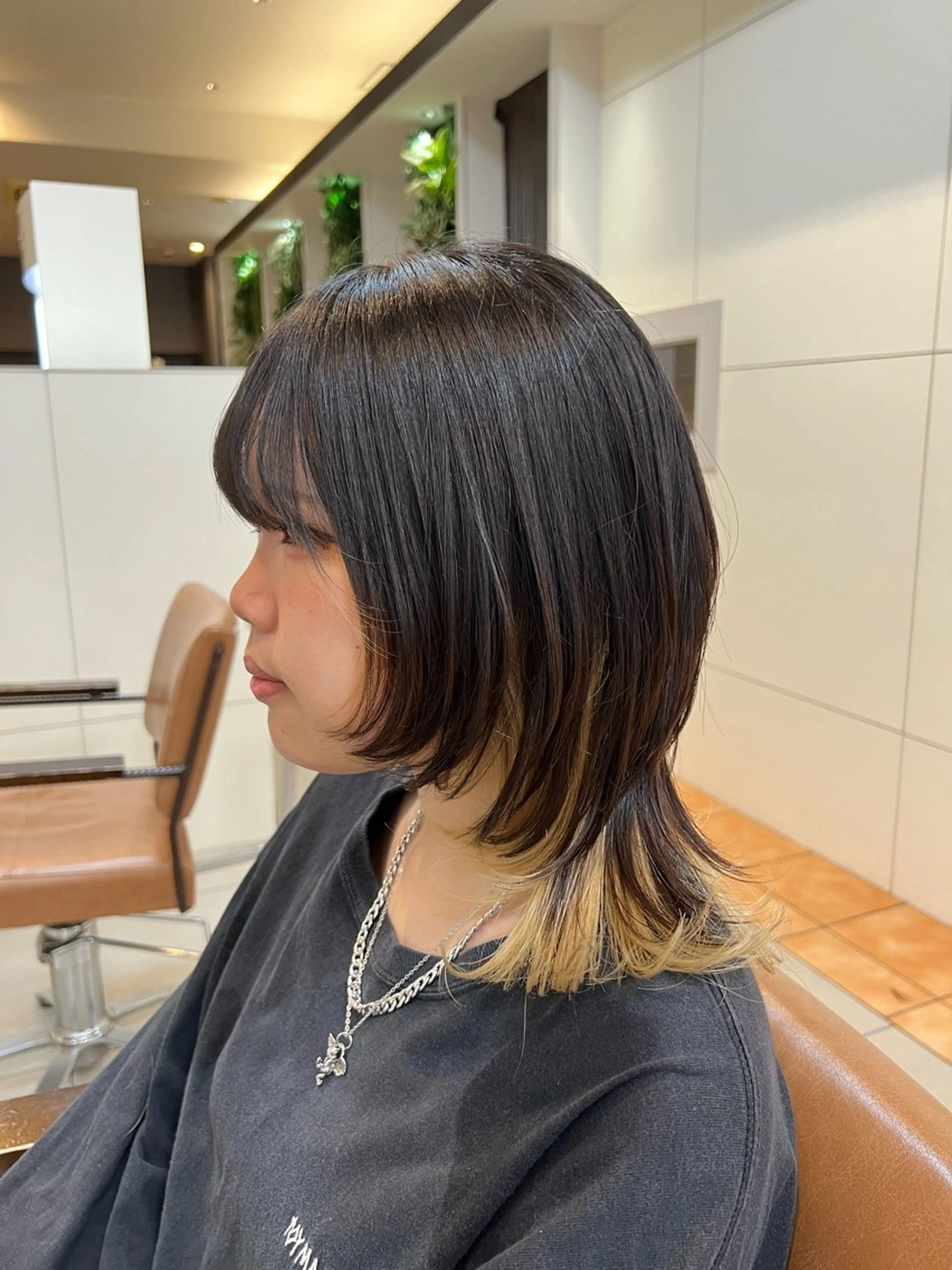 ミディアム ウルフカット メンズパーマ/カット /森本翔大のヘアスタイル