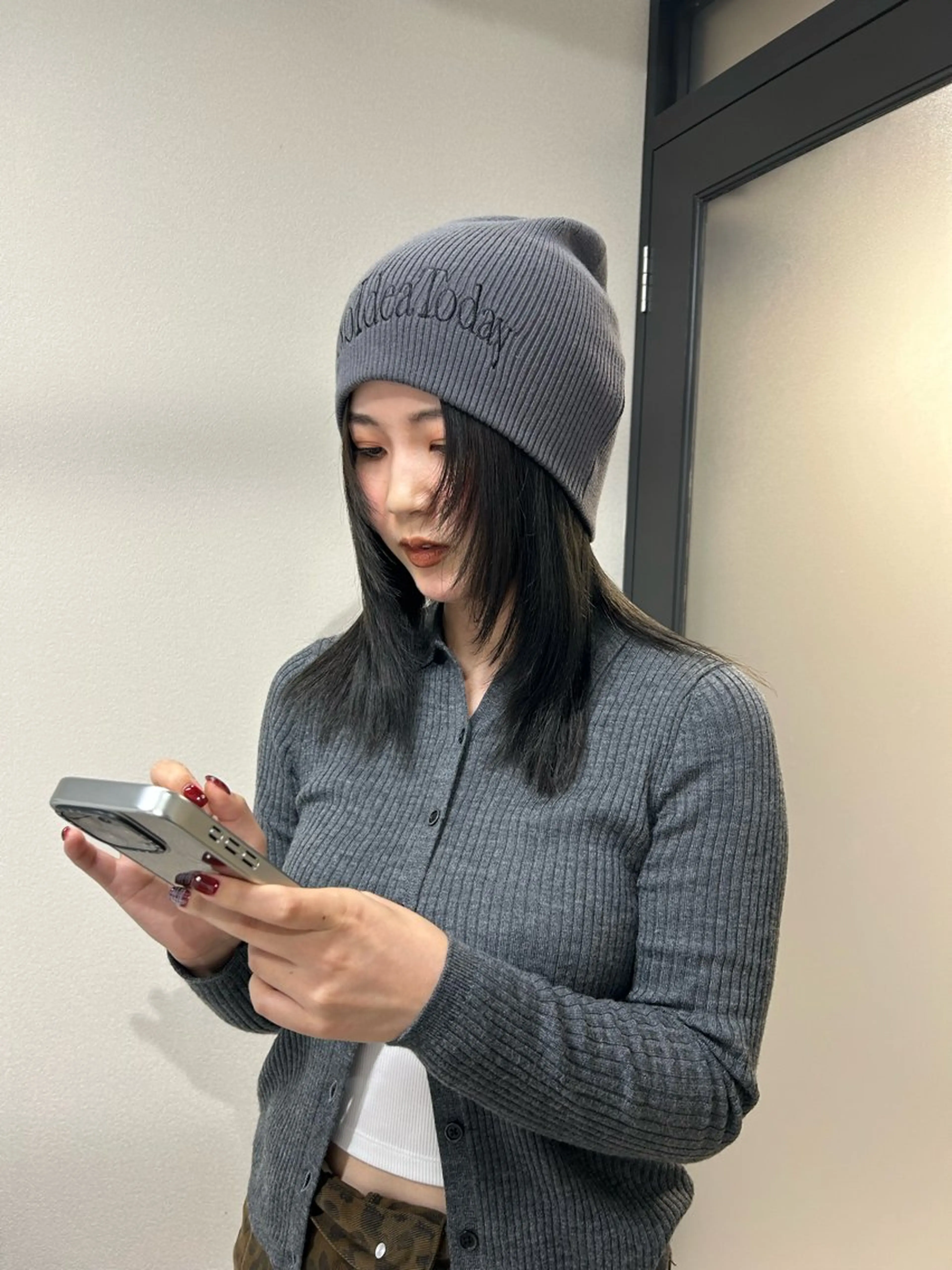 ミディアム カラー DOULAQ所属・AKO .のヘアスタイル