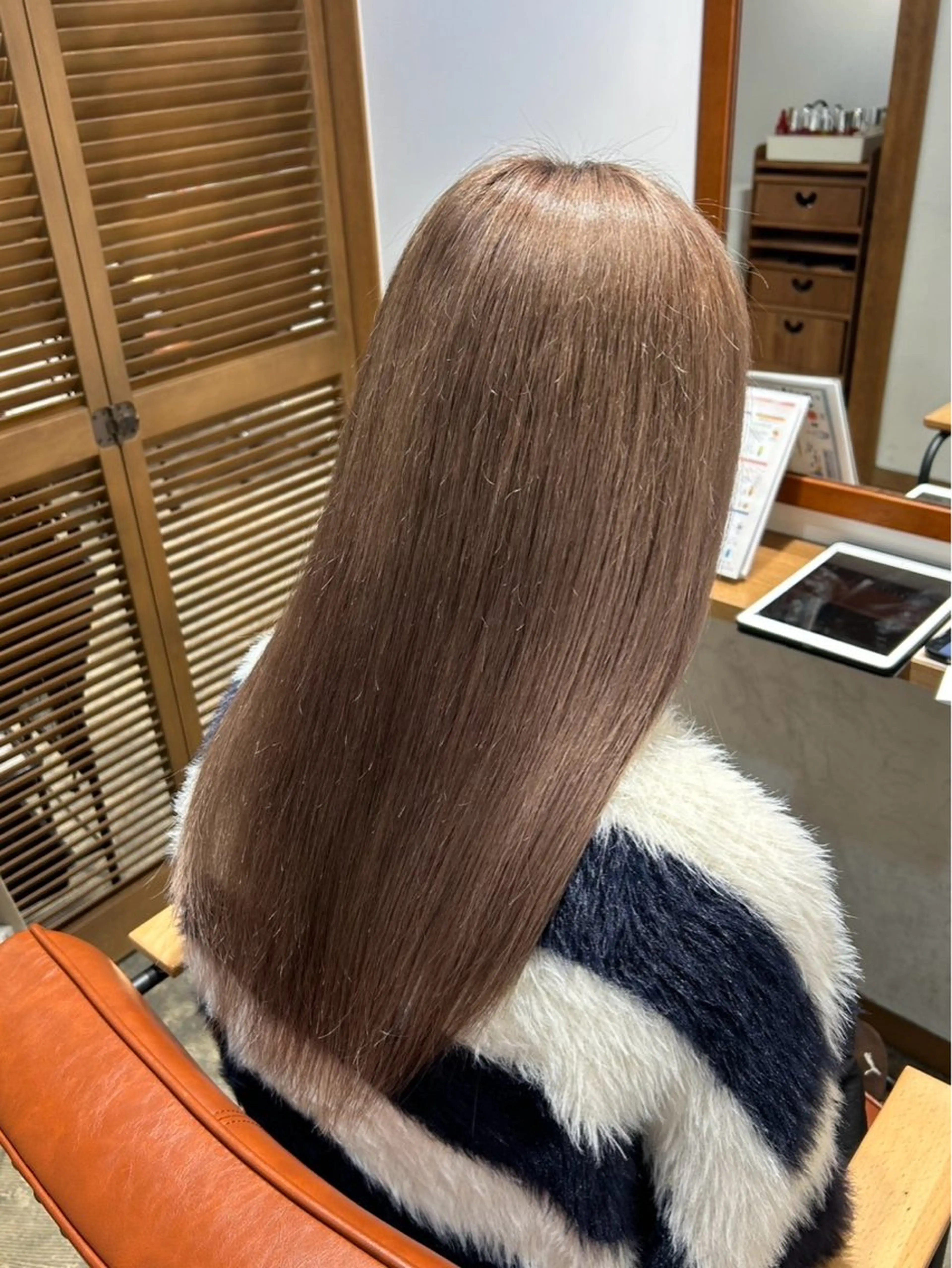 ロング カラー ベージュ/ 髪質改善 /末田柊希のヘアスタイル