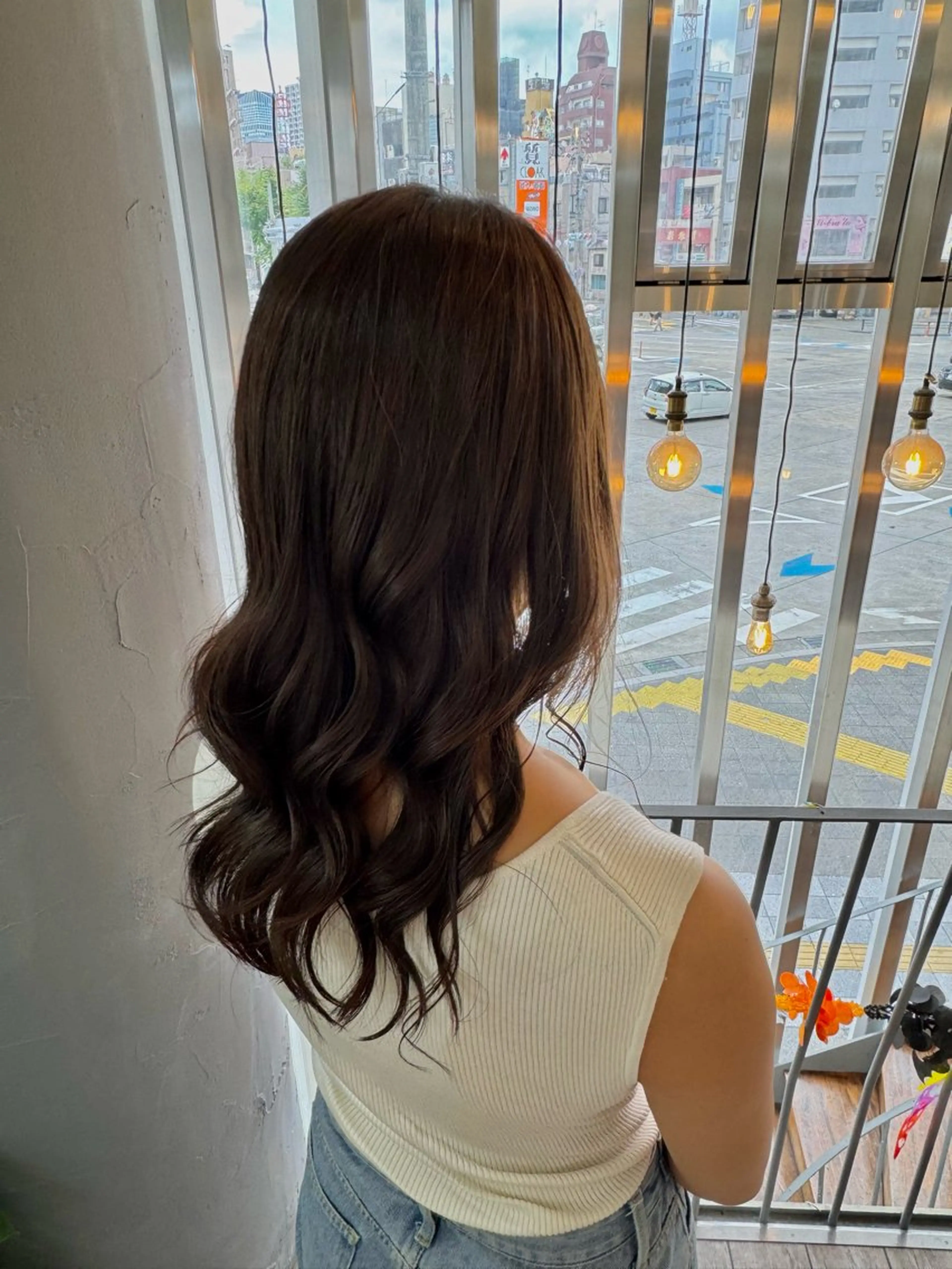 ロング カラー パーマ ヘアアレンジ ヘアカラー WEST O LAND所属・若尾 貴斗のヘアスタイル