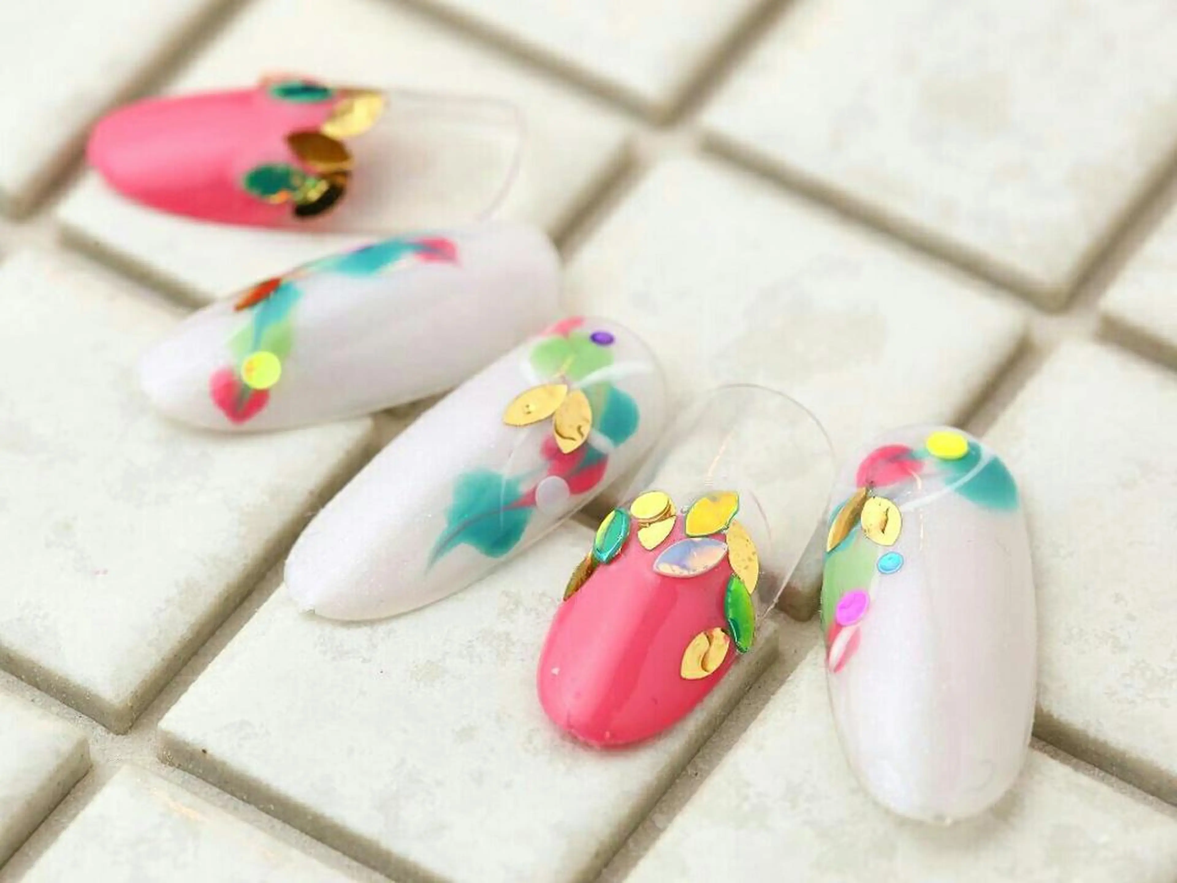 ネイル 春ネイル private salon mieのネイルデザイン