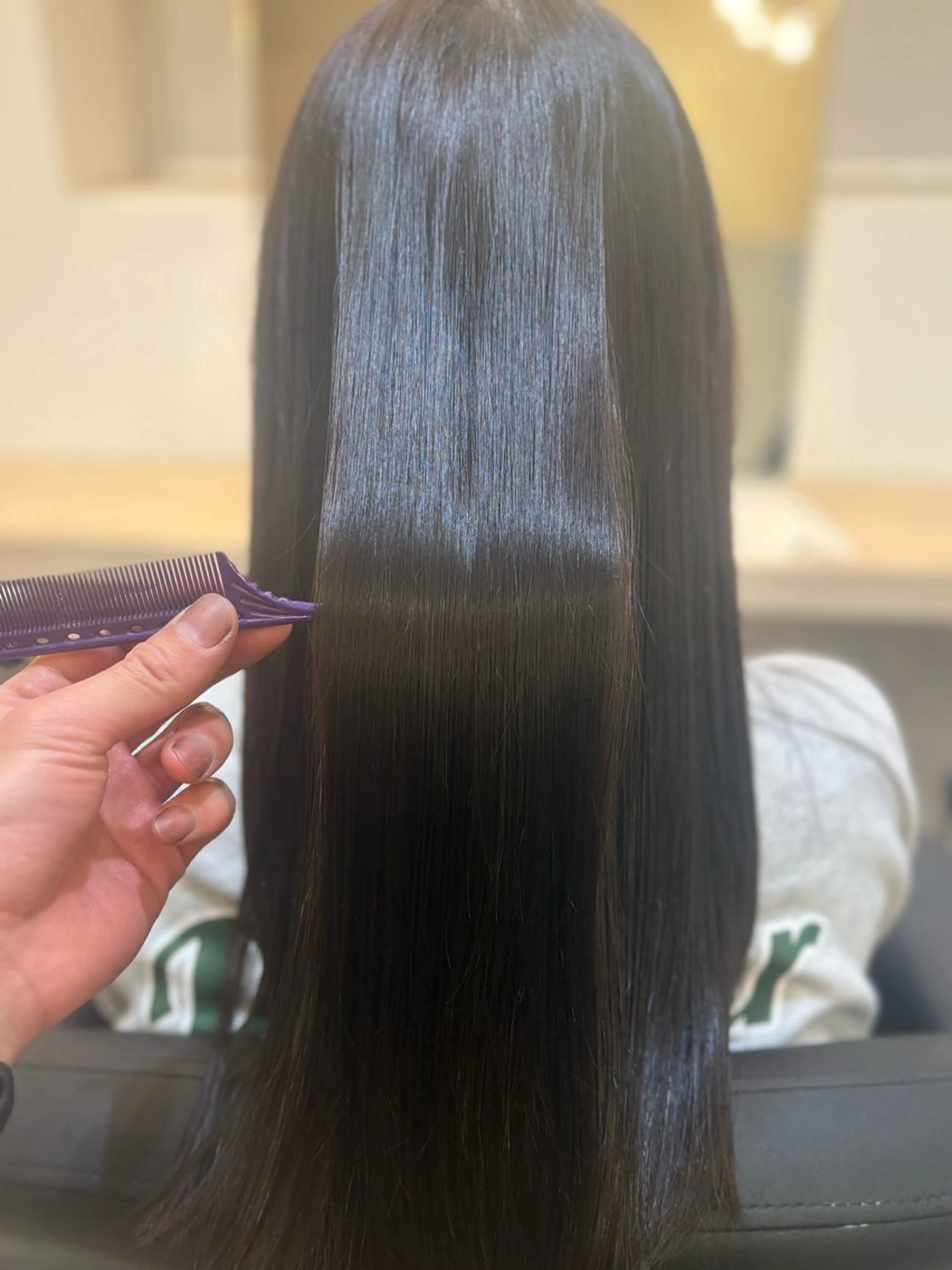 ロング 縮毛矯正 TOU/ROU所属・TOU/ROU代表 藤浪佑太のヘアスタイル