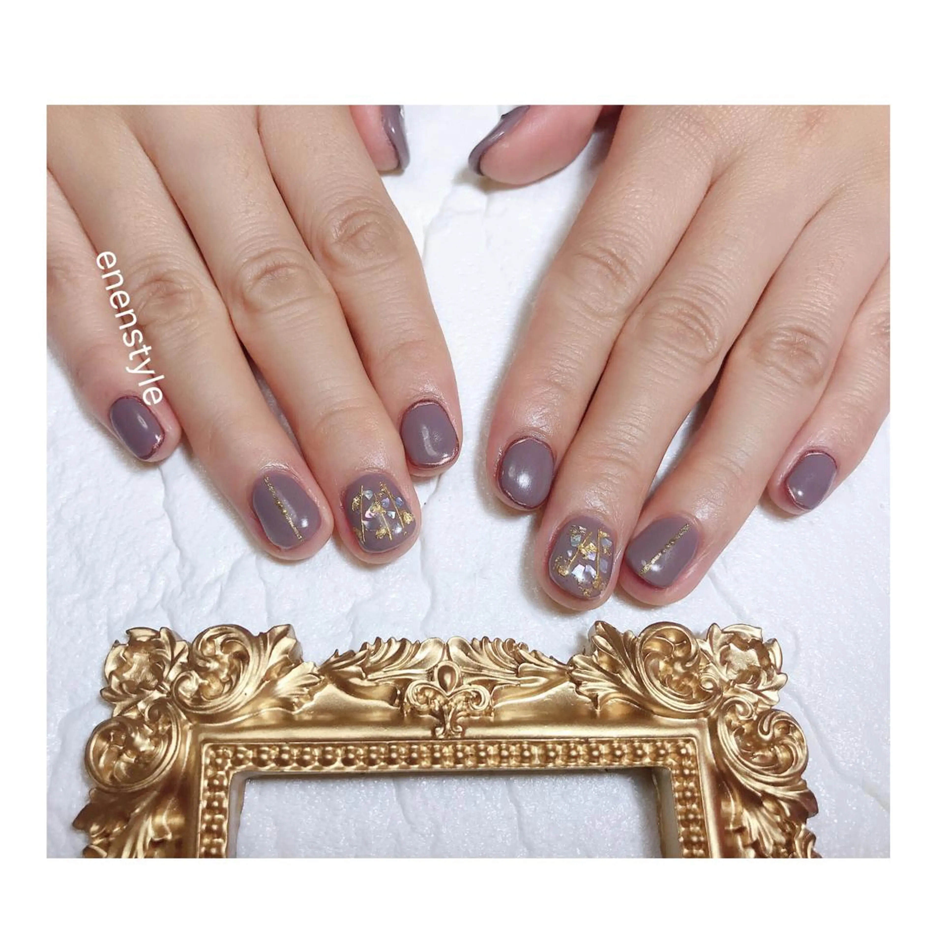 ショート ネイル ジェルネイル ニュアンスネイル オフィスネイル シンプルネイル ハンドネイル 👑enen style👑のネイルデザイン