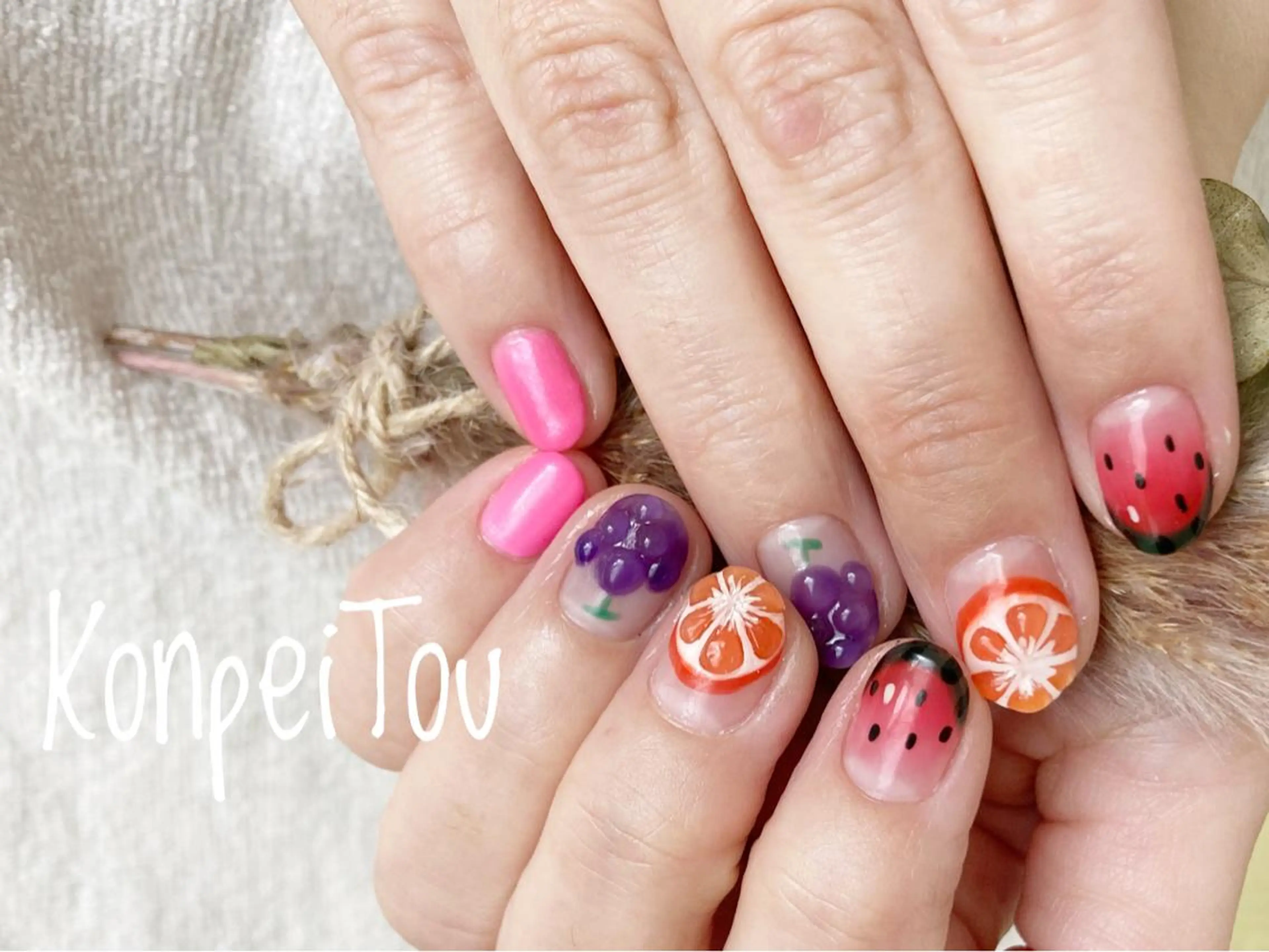 ネイル ハンドネイル おうちのネイルサロン　konpeiTou〜こんぺいとう〜所属・おうちのネイルサロン KonpeiTouのネイルデザイン