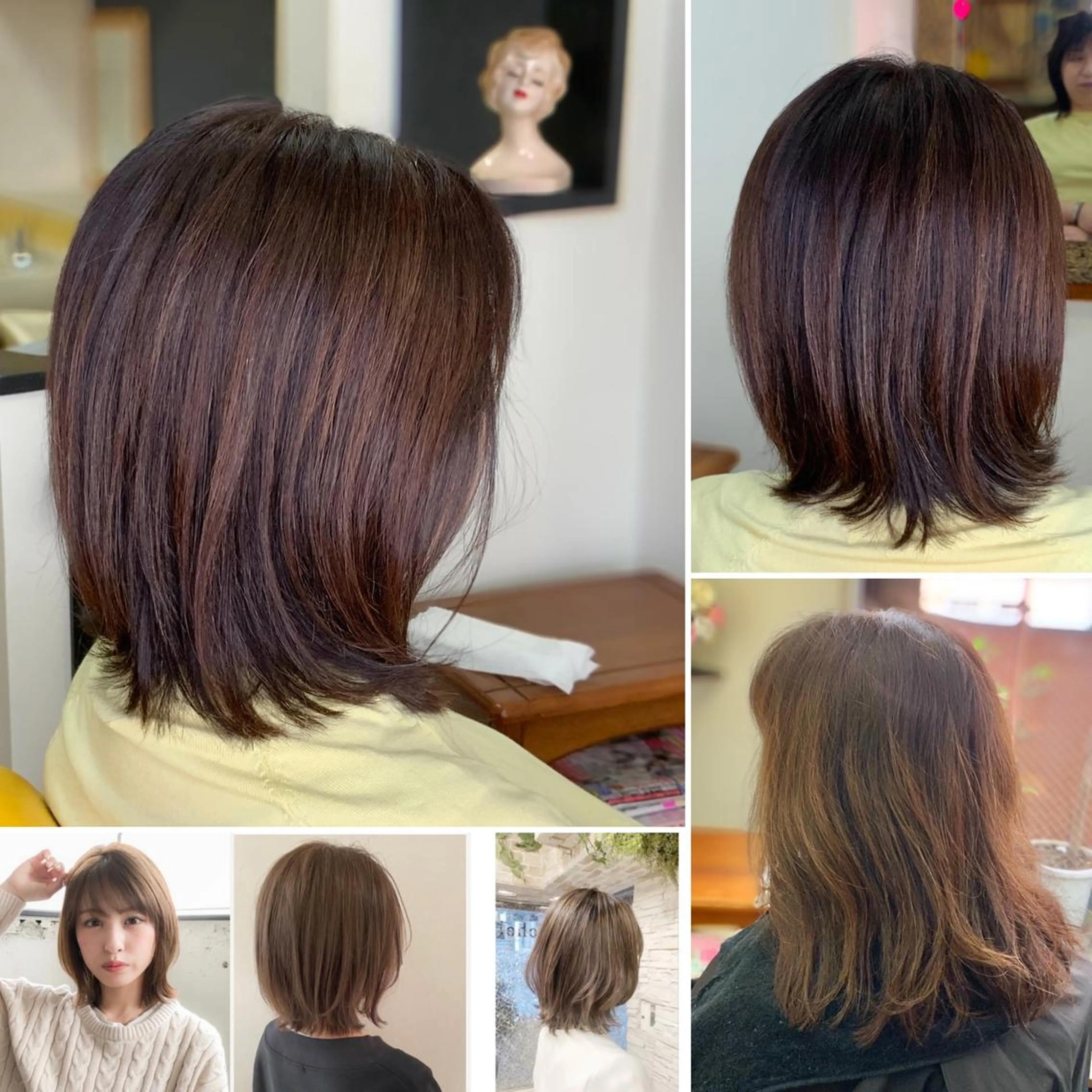 ミディアム エレガンス 六甲店のヘアスタイル