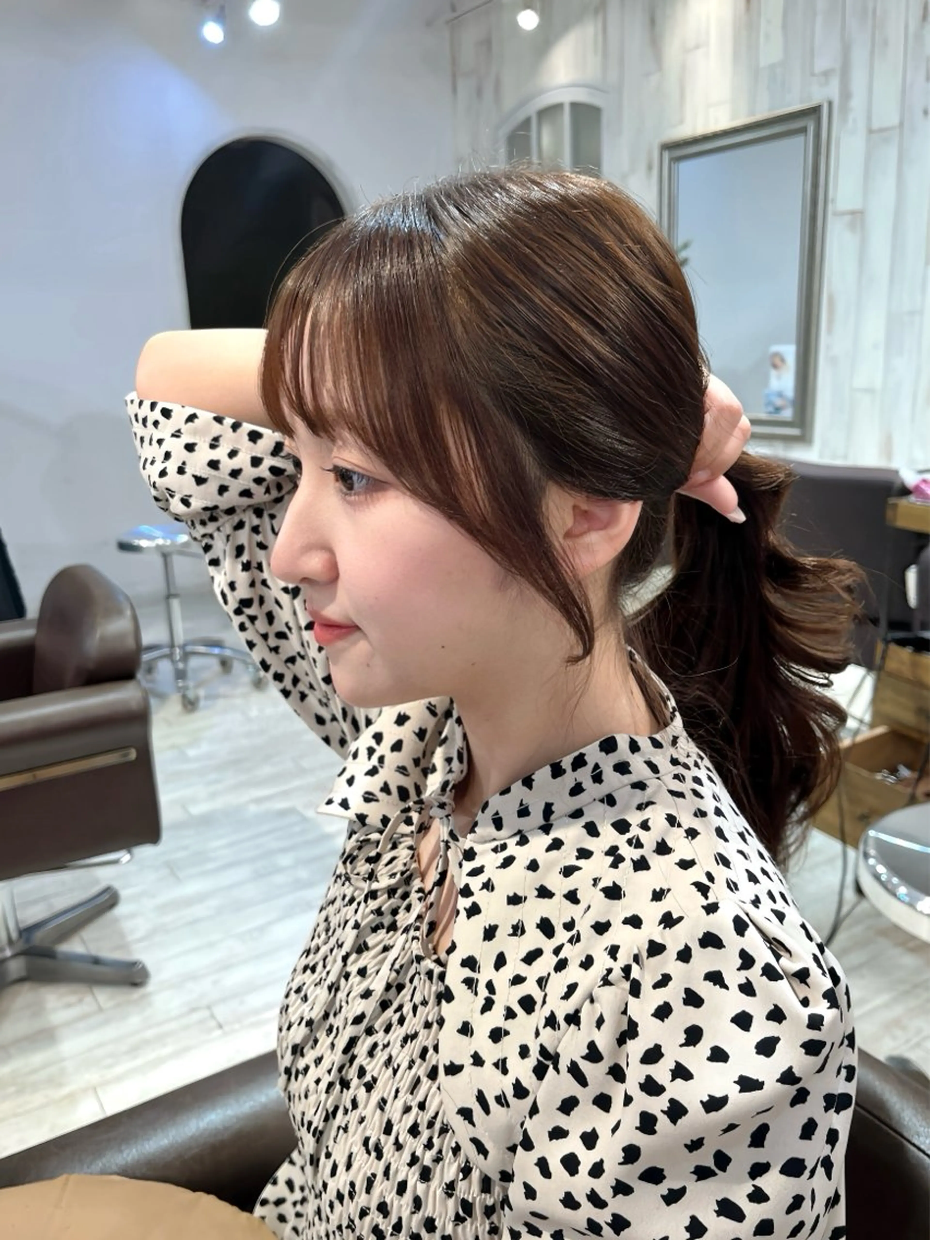 ロング カラー パーマ ヘアアレンジ 透明感カラー グレージュ くびれヘア 韓国風ヘア 似合わせカット カット ヘアカラー トリートメント レイヤーカット ✨️進藤ひかりのヘアスタイル