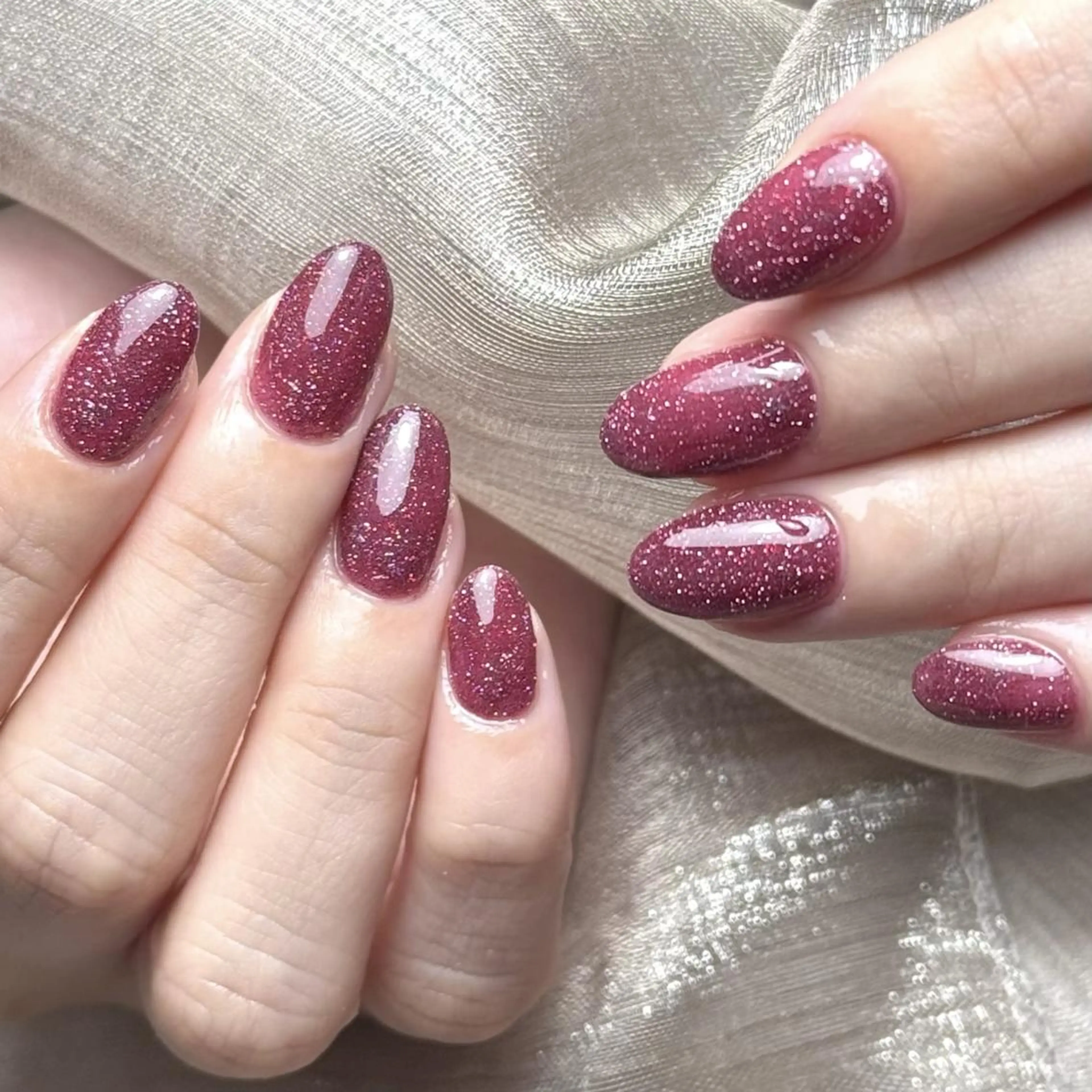 ❣️❤️‍🔥ワンカラーofラメグラーの写真