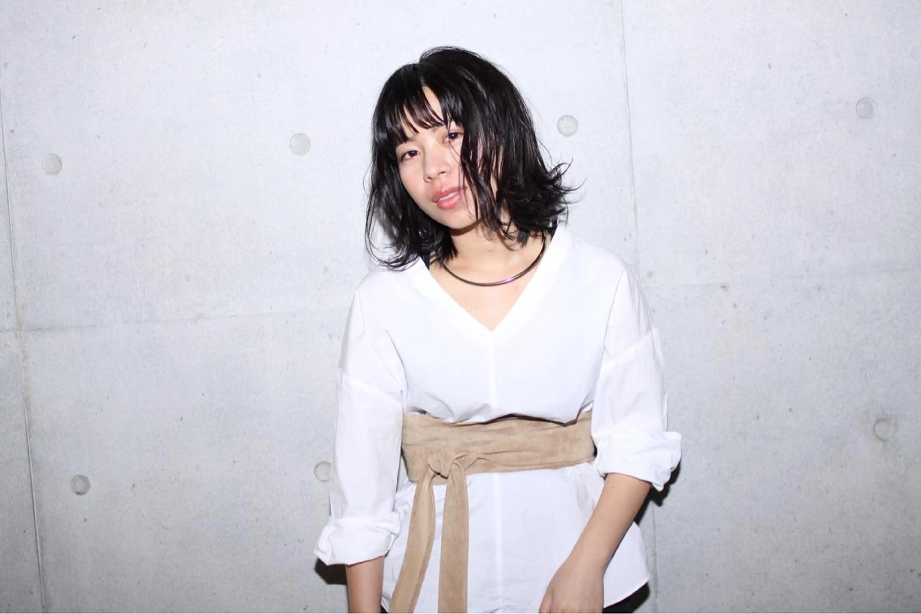 ミディアム カラー パーマ ヘアアレンジ 清水　ちひろ ✄トップスタイリストのヘアスタイル