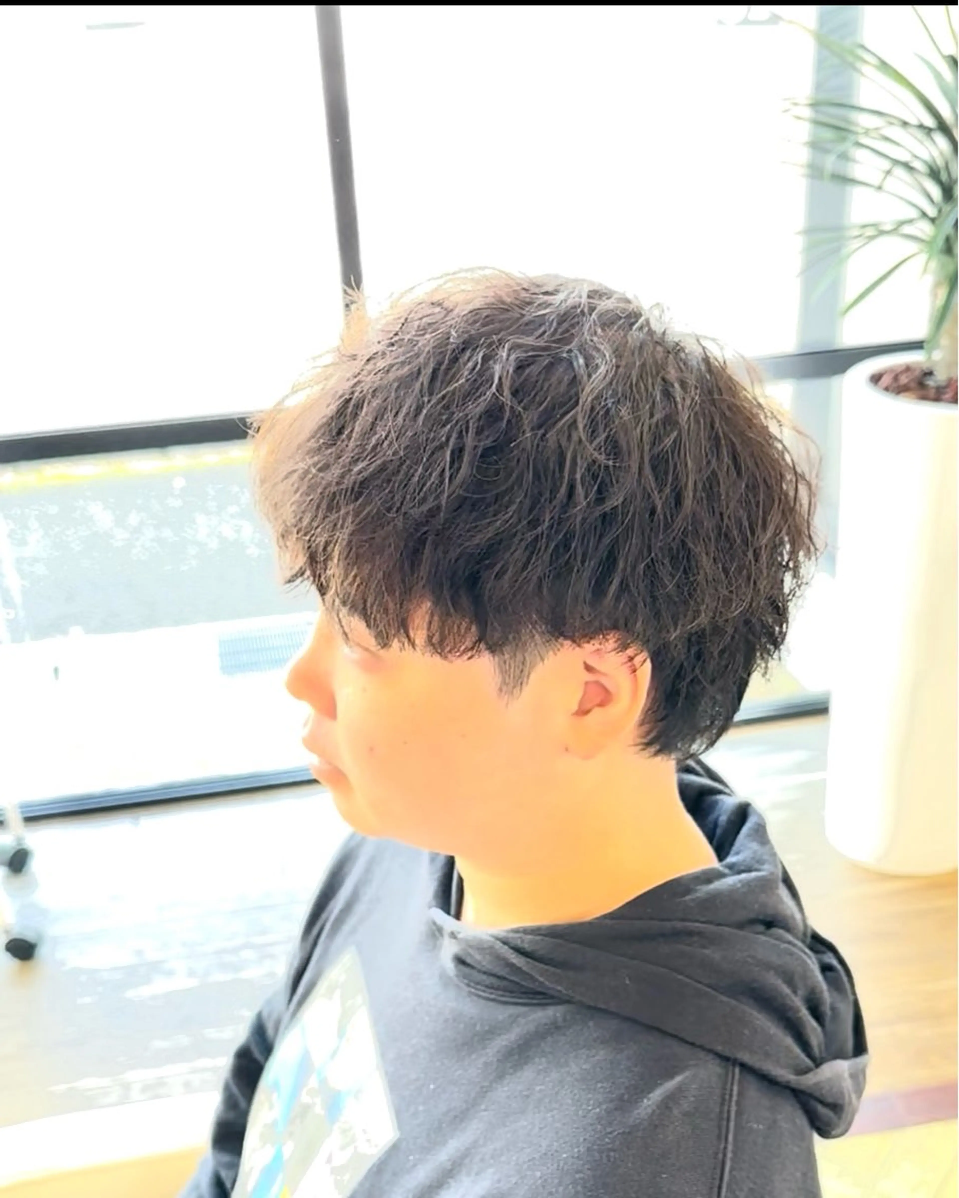 パーマ メンズ メンズパーマ カット パーマ 川地 由麿のヘアスタイル