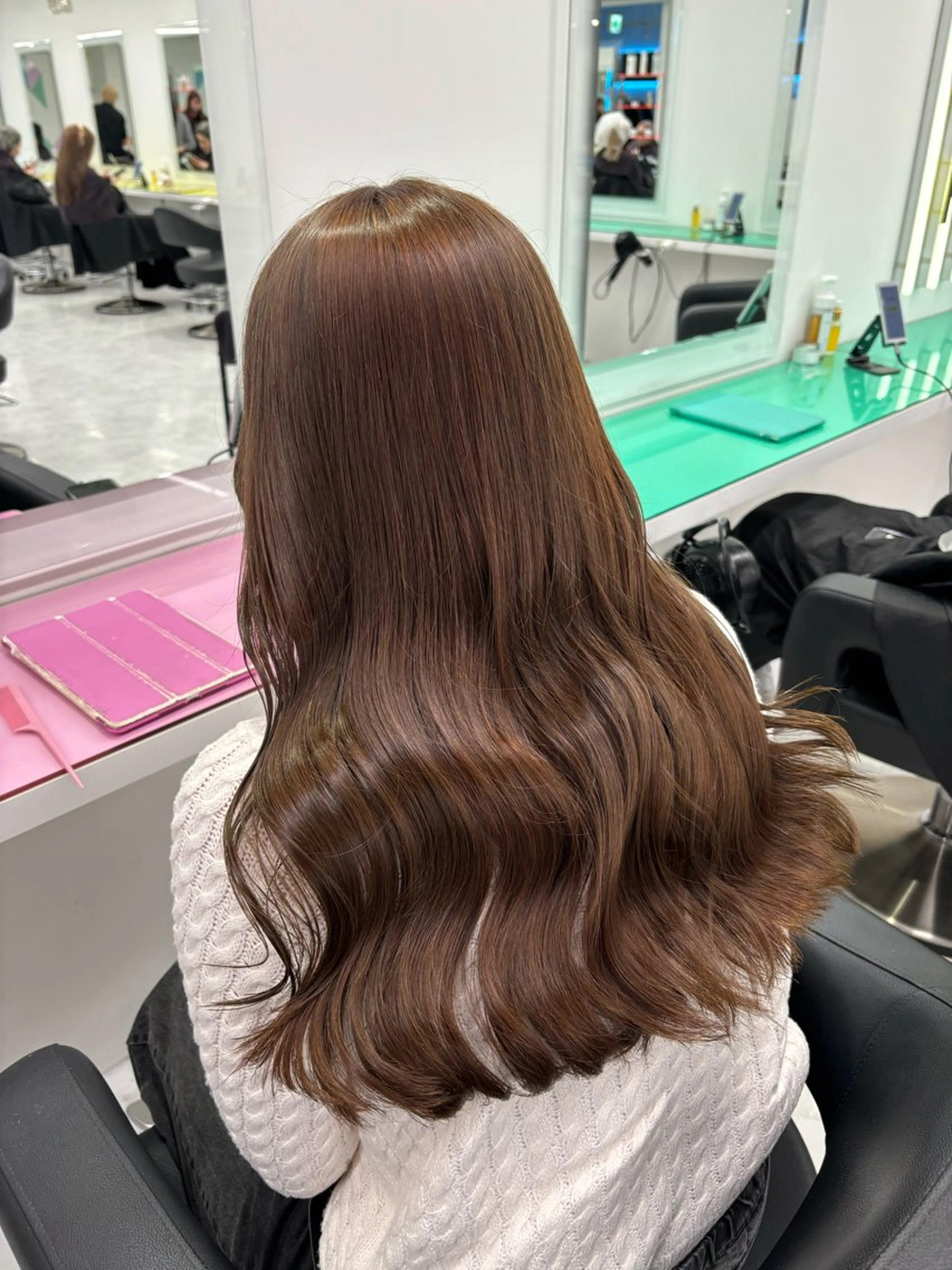 セミロング カラー ヘアカラー トリートメント ♡ダブルカラー特化♡ miyuのヘアスタイル