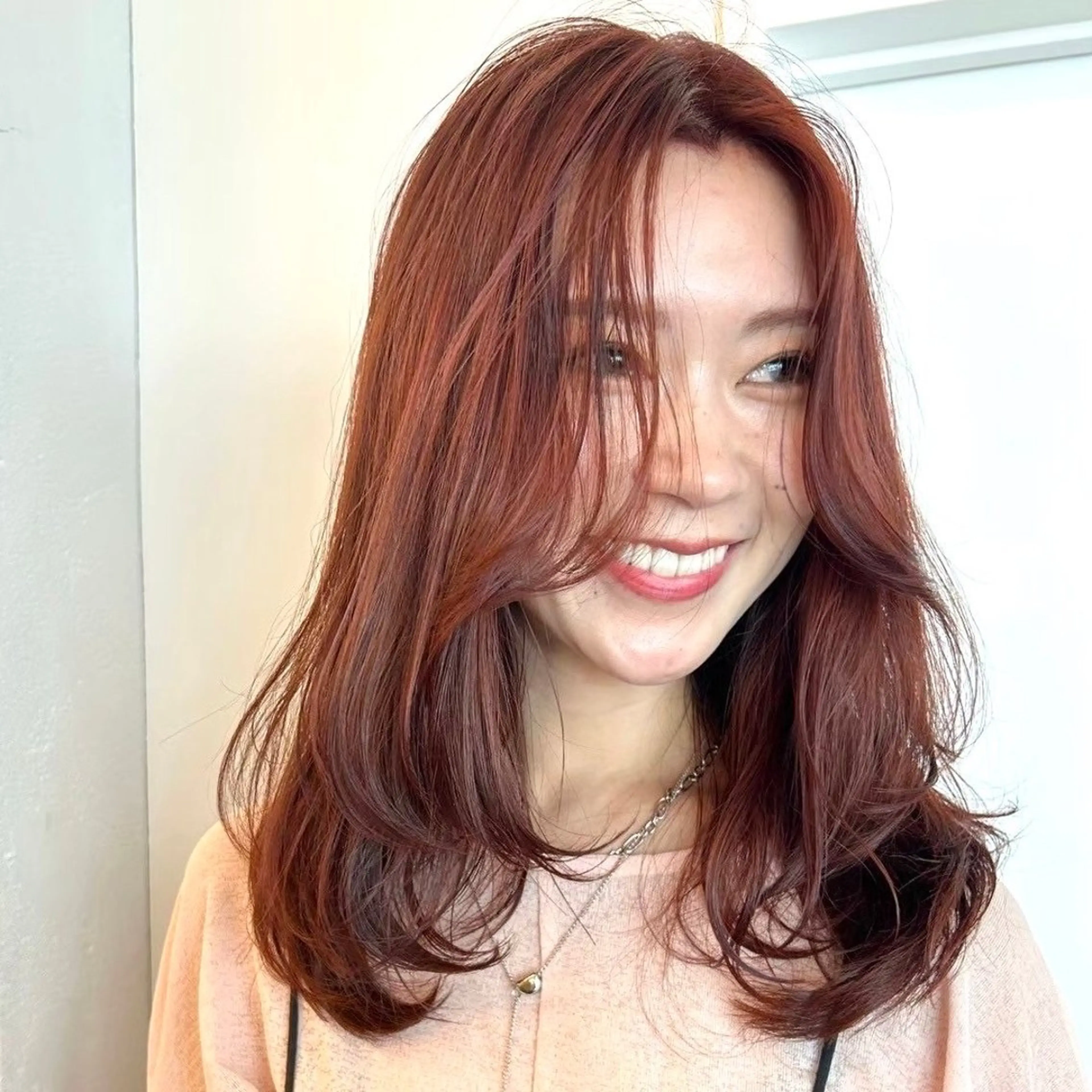 セミロング カラー ヘアカラー 🍒中川葵久美🍒 メンズ/パーマのヘアスタイル